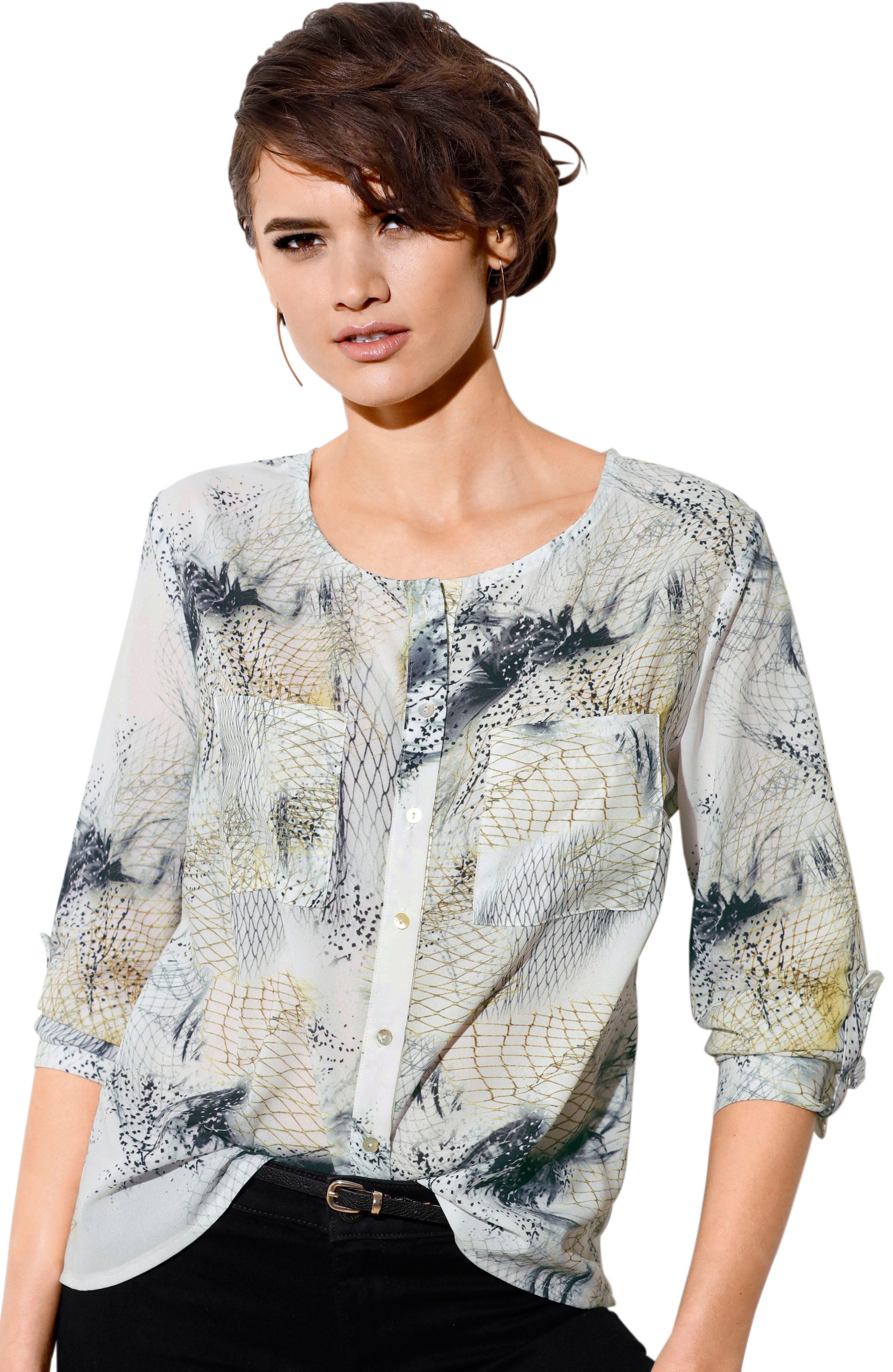 création L Bluse in feiner, knitterarmer Qualität | OTTO