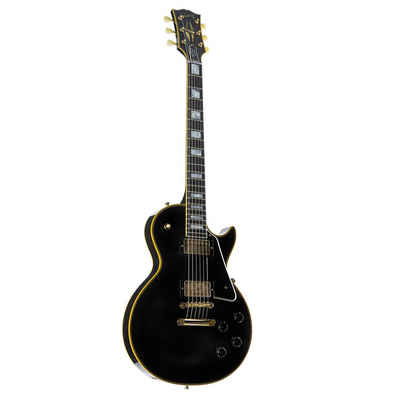 Gibson E-Gitarre, 1957 Les Paul Custom Reissue Ebony, 1957 Les Paul Custom Reissue Ebony - Custom E-Gitarre
