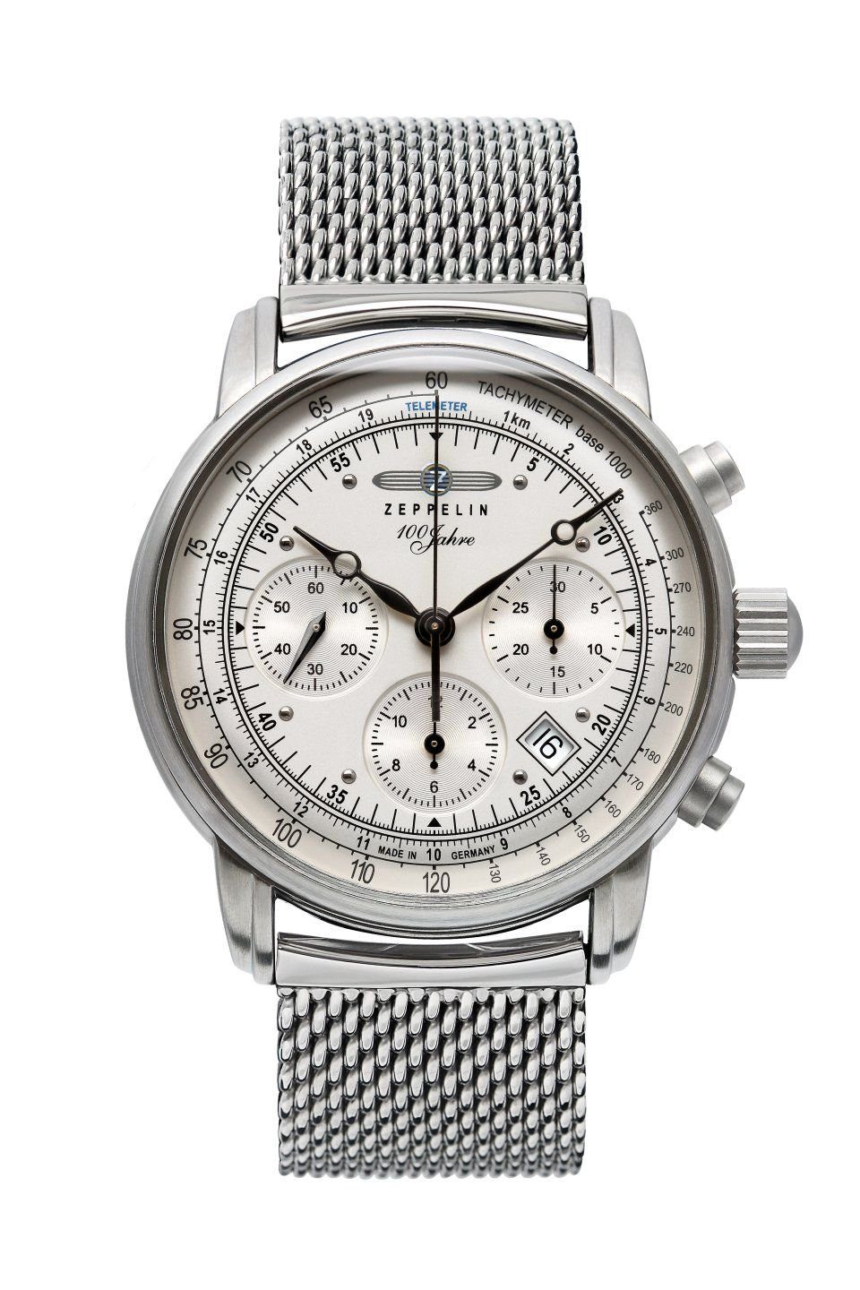 Automatikuhr 8618M-1 100 Jahre Chronograph Saphirglas Stahlband 43 mm