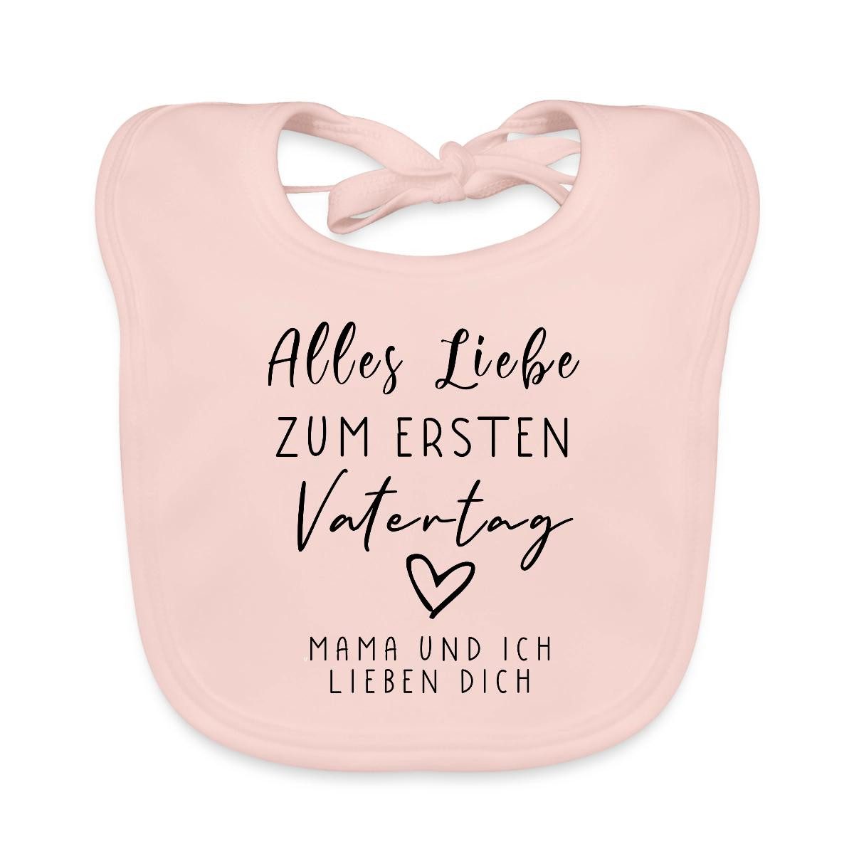Lätzchen Alles Liebe Zum Ersten Vatertag Geschenk für Papa Bio Baby Lätzchen Wa