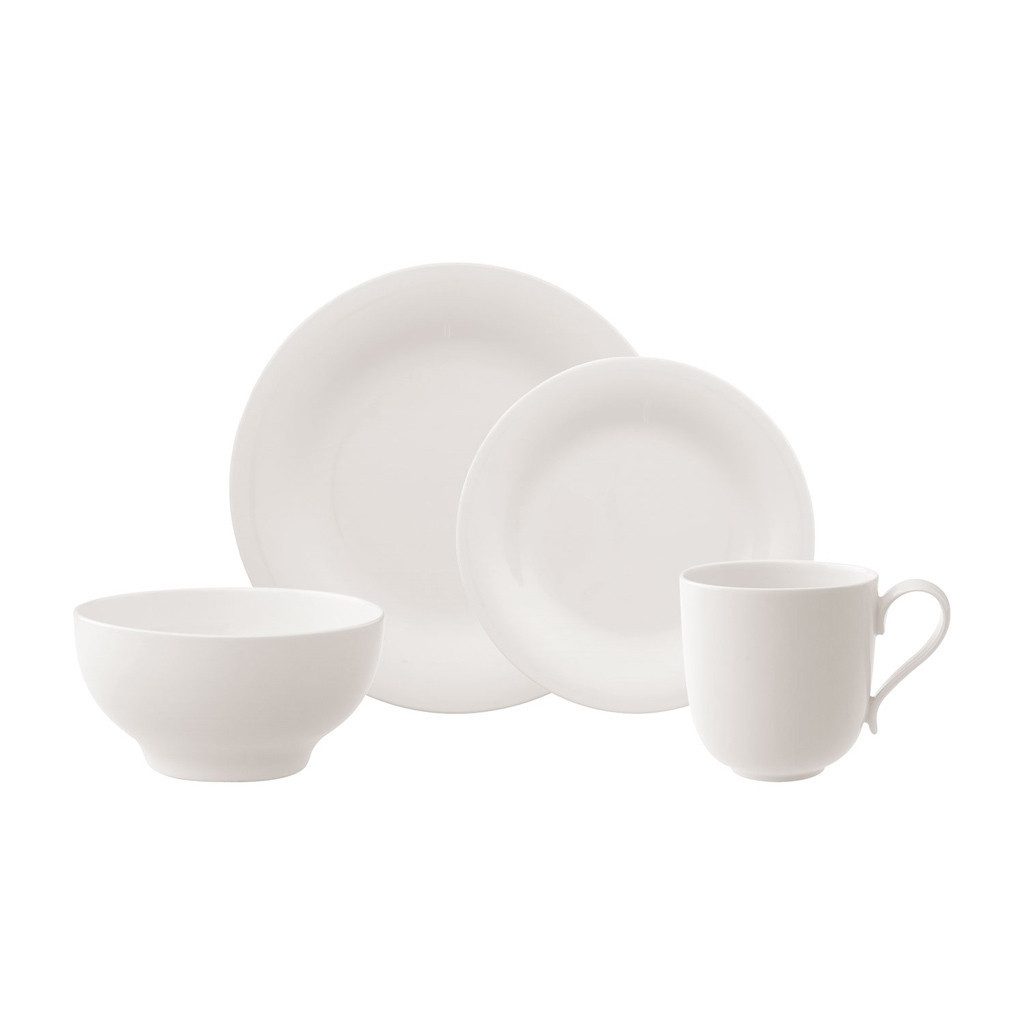 Villeroy & Boch Kombiservice New Cottage Basic Kombi-Set 4er Set (4-tlg), Porzellan