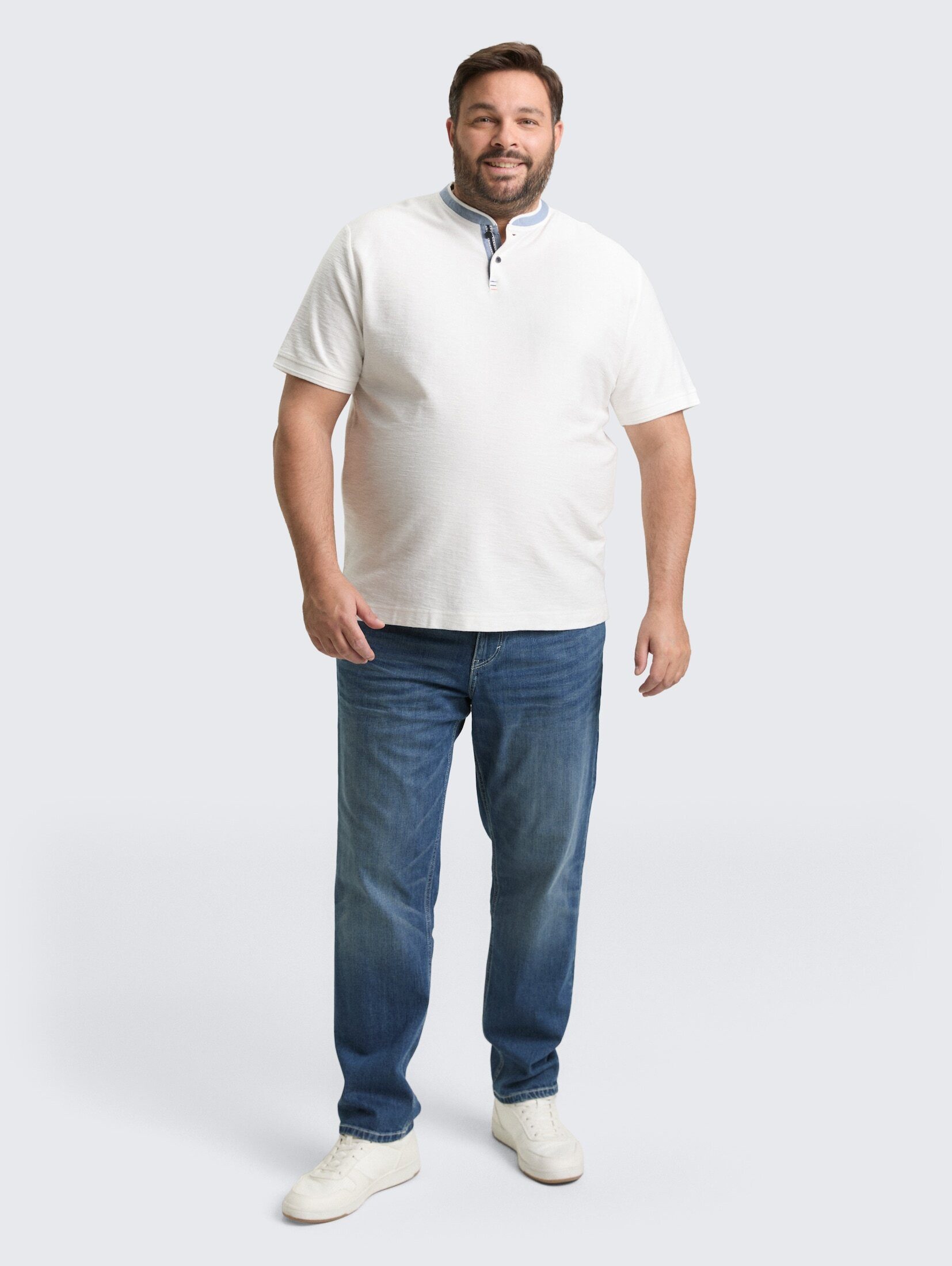TOM TAILOR PLUS Regular-fit-Jeans Jeanshosen Plus Size - TTPLUS REGULAR Jea günstig online kaufen