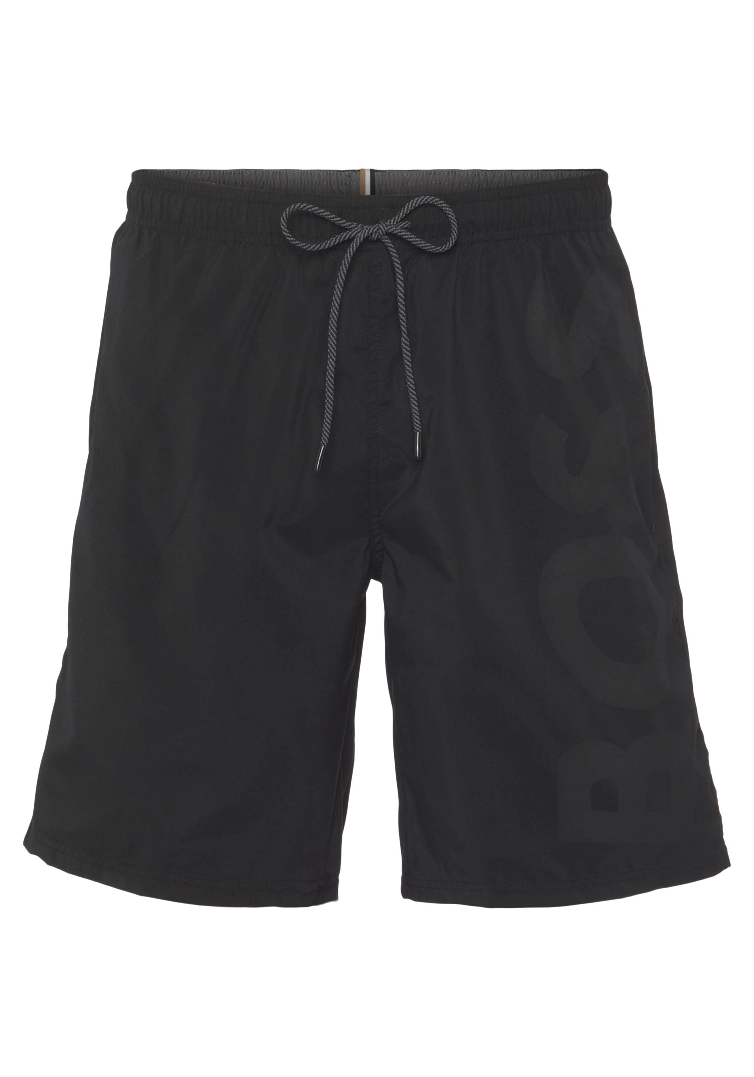 BOSS Black Badeshorts Orca BOSS Print mit 007