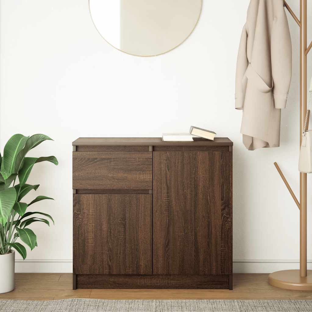 vidaXL Sideboard Sideboard mit Schublade Braun günstig online kaufen