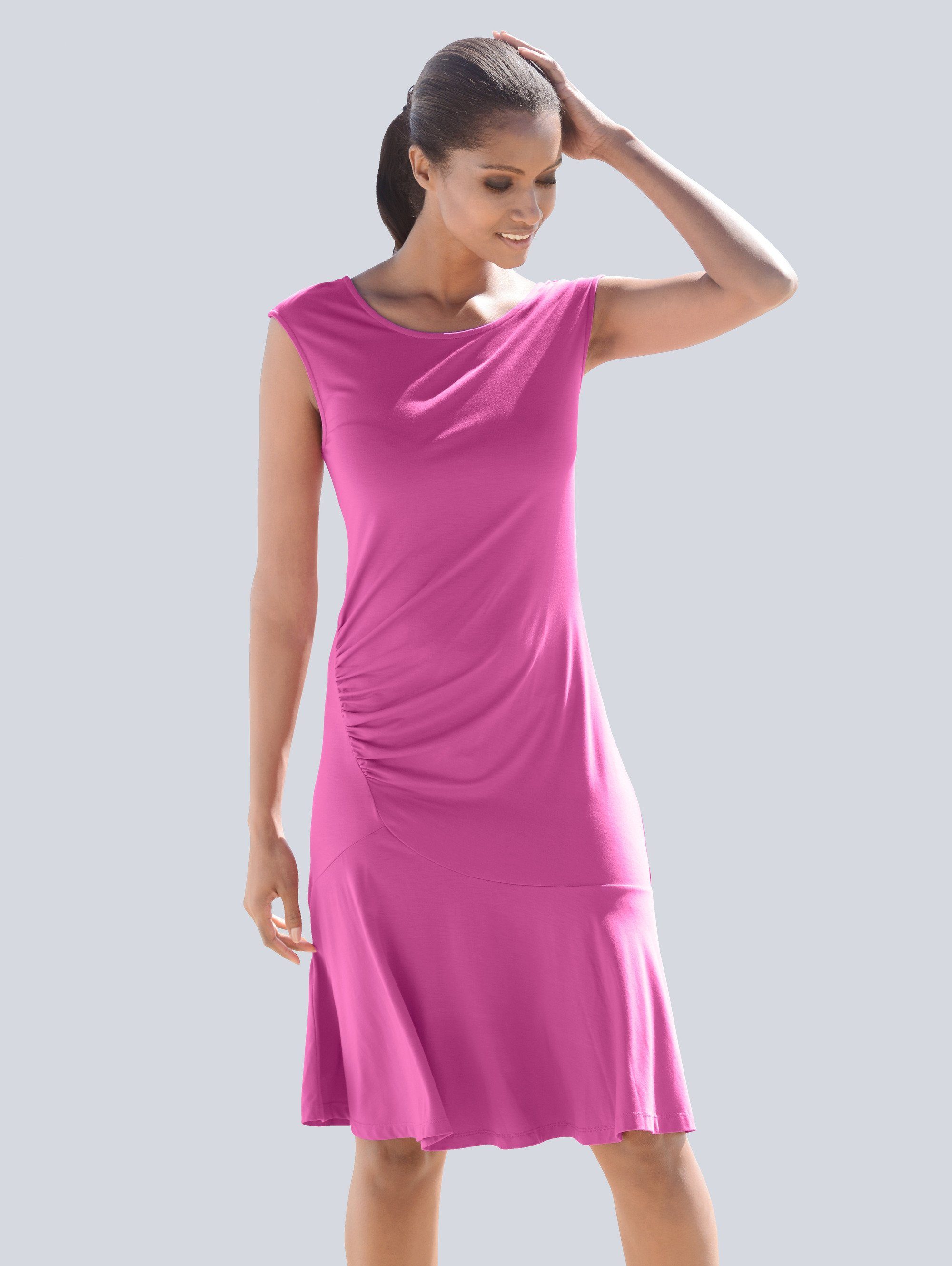 Alba Moda Kleid mit Volant, Unkomplizierter Style mit seitlicher