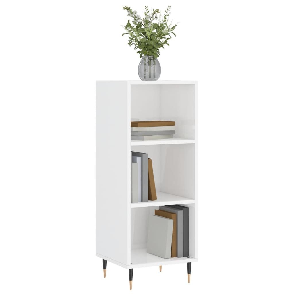vidaXL Sideboard Sideboard Hochglanz-Weiß 34,5x32,5x90 cm günstig online kaufen