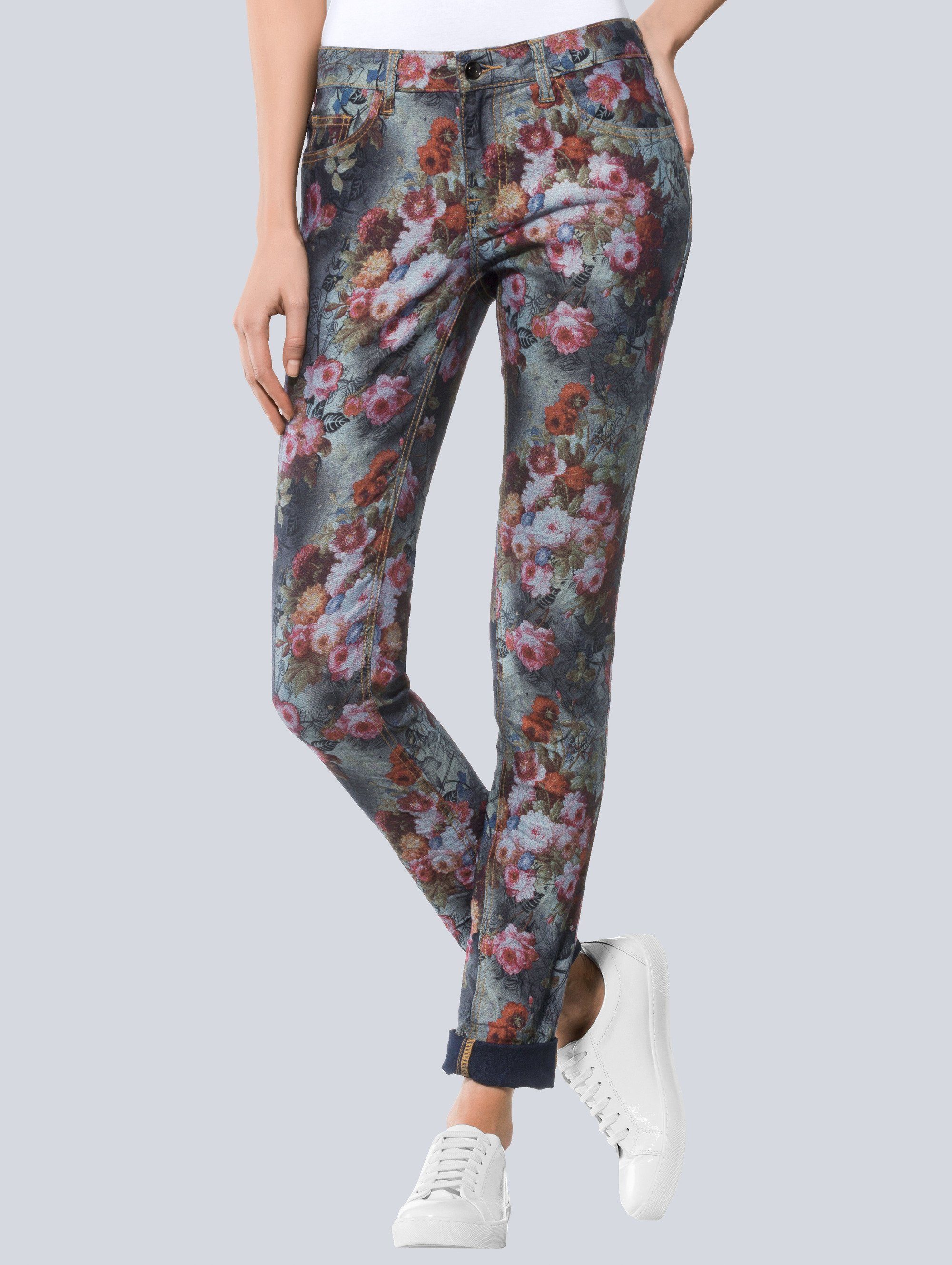 Alba Moda Jeans mit romantischem Blumenprint | OTTO