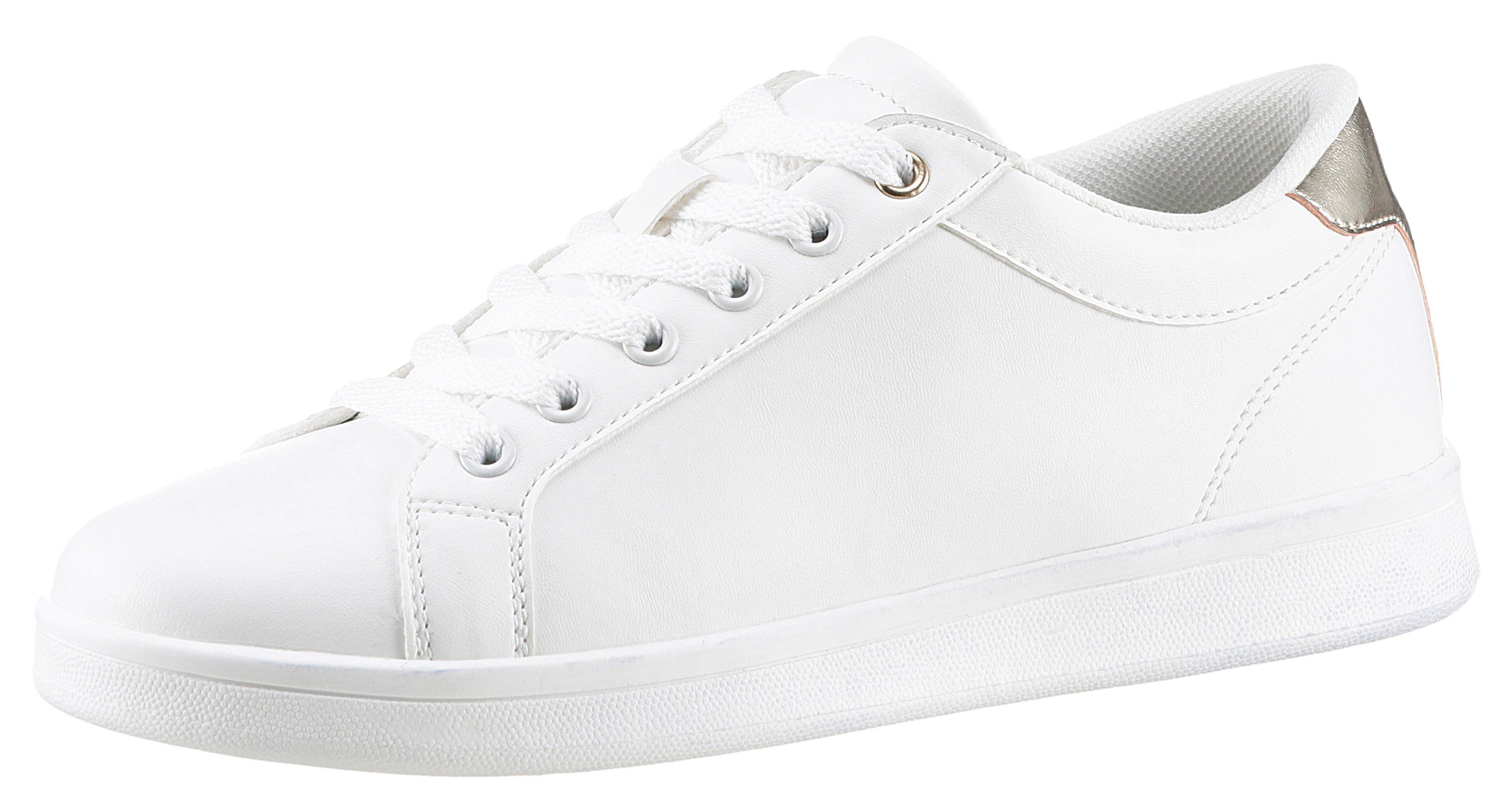 Aniston SHOES Sneaker Schnürschuh, Freizeitschuh mit Metallic-Akzent - NEUE günstig online kaufen