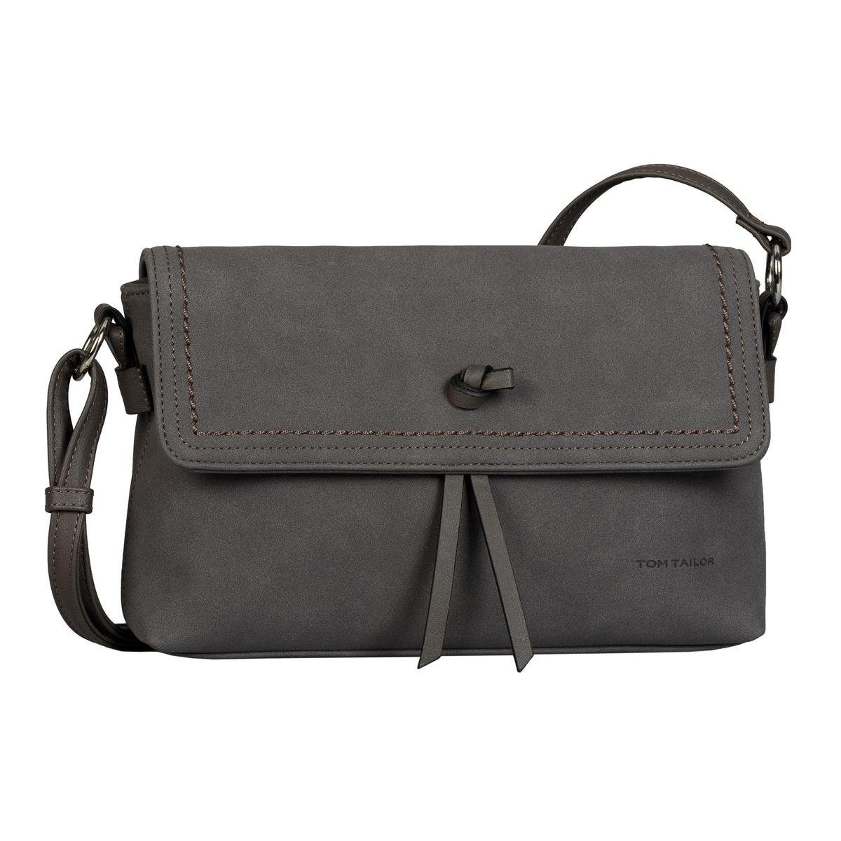 Handtasche Tom Tailor CLARAHandtasche mit Klappe dark grau