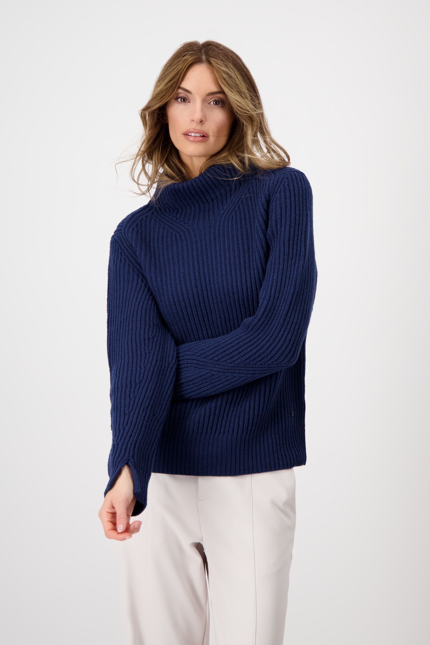 Monari Kapuzenpullover Pullover, midnight