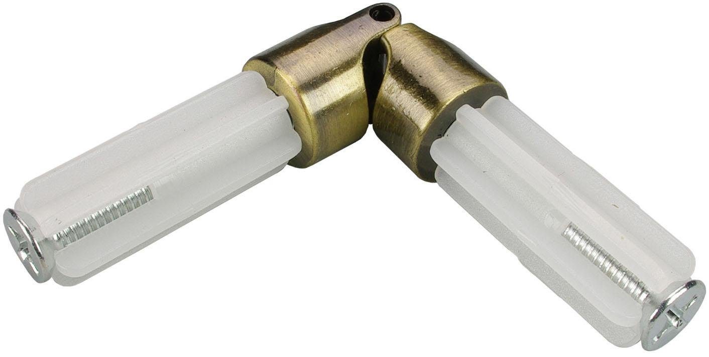 Edelstahl Winkelverbinder Rohre mit 20 mm Ø Eckverbinder für Gardinenstangen 