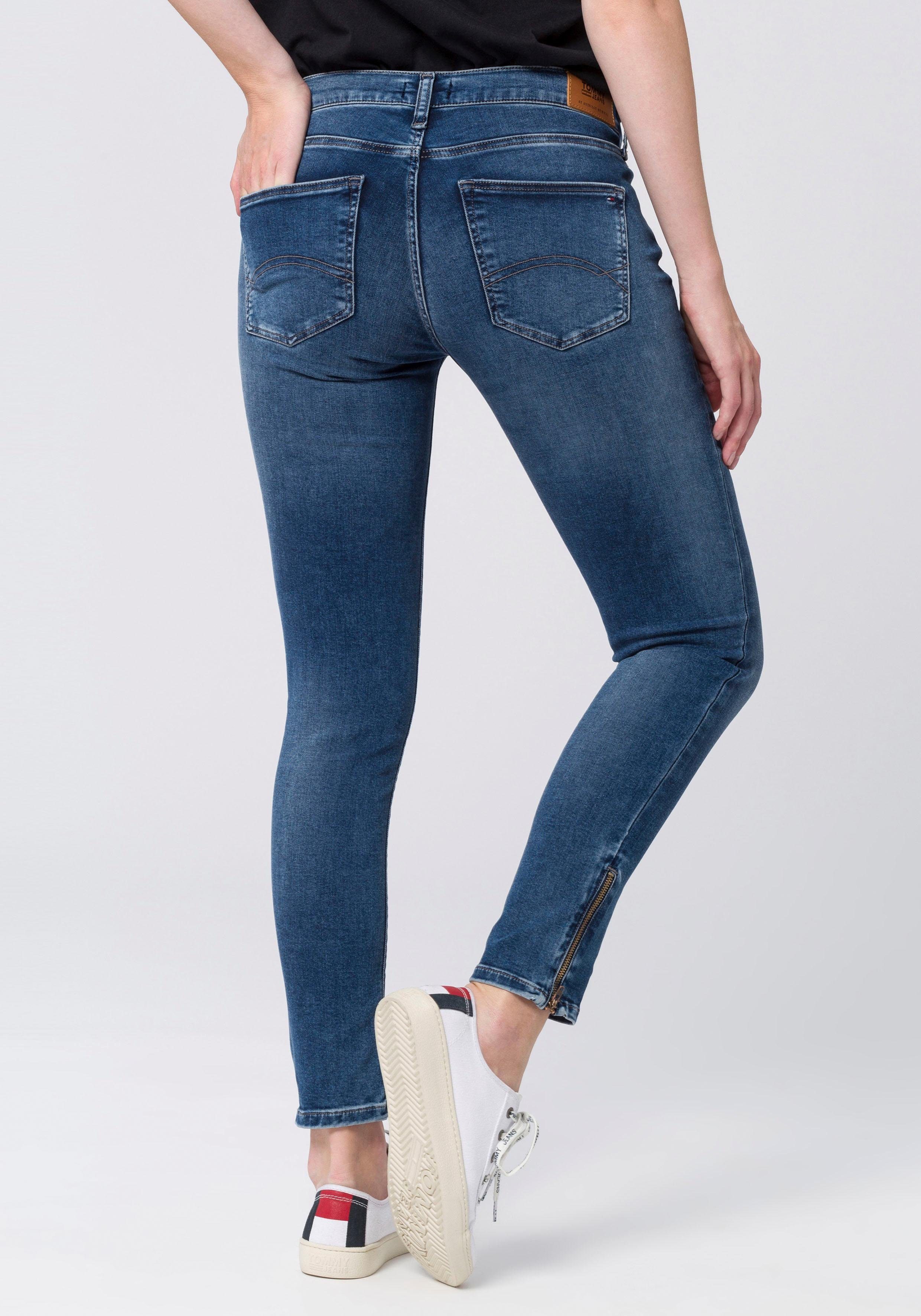 Tommy Jeans Jeans »MID RISE SKINNY NORA 7/8 ZIP DUMBST« online kaufen