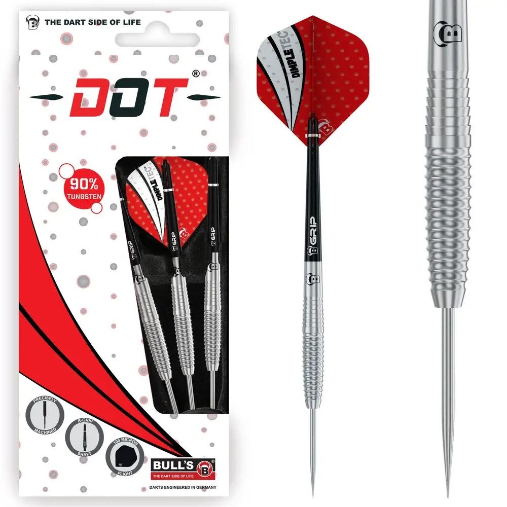 Dartscheibe BULL'S Dot Steel Dart 24g