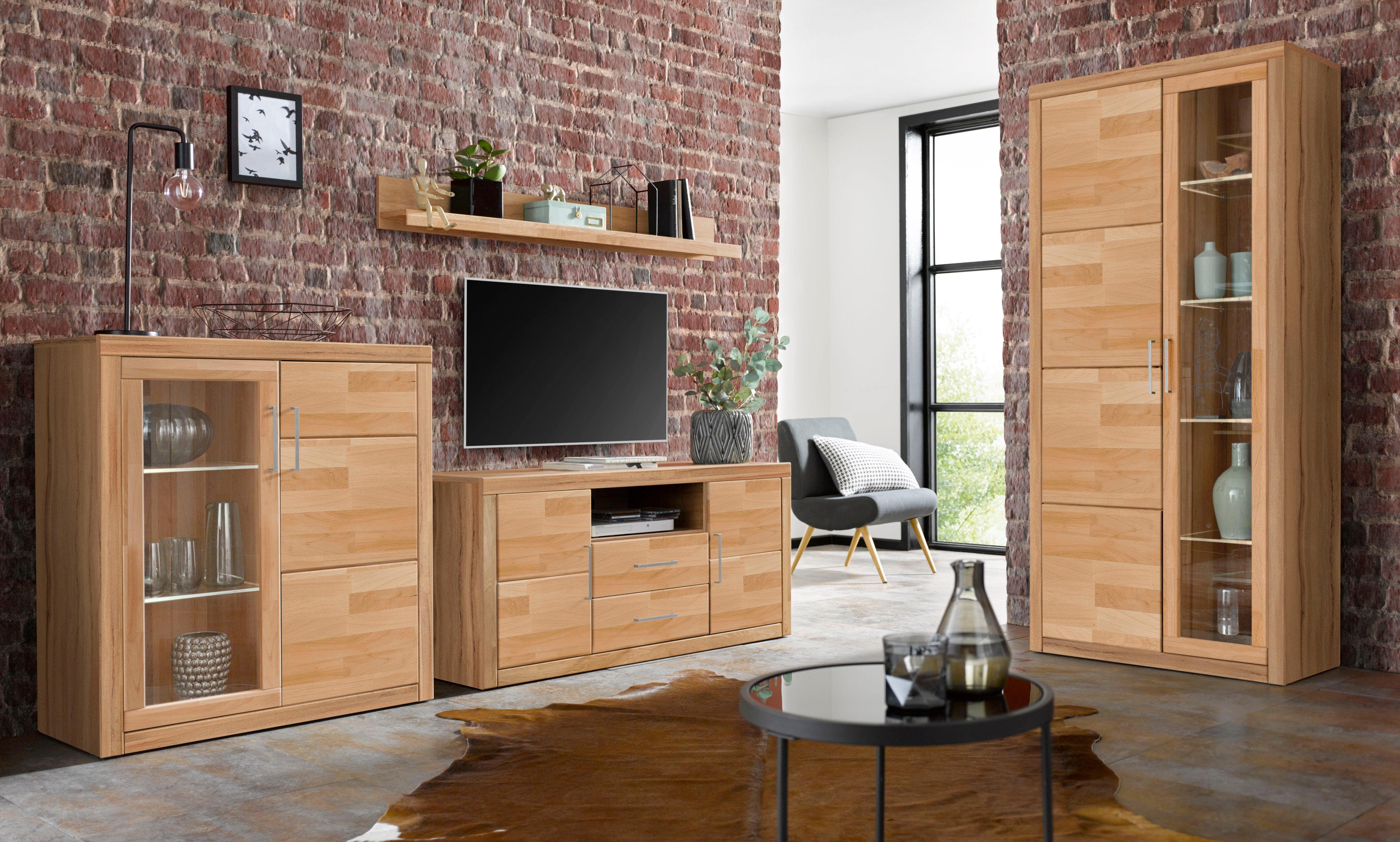 Places of Style Wohnwand (4-tlg.), FSC®-zertifizierter Holzwerkstoff