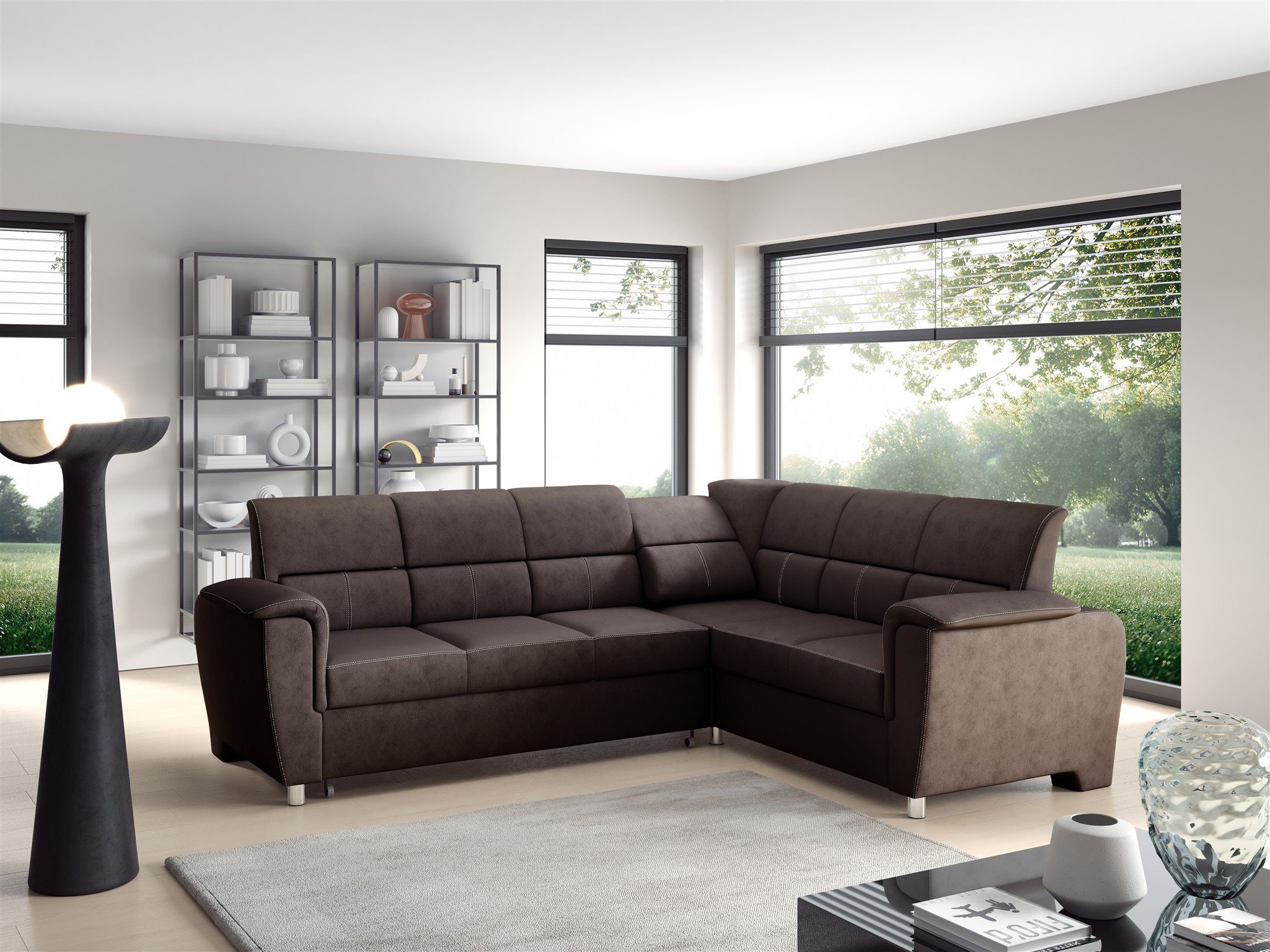 Fun Möbel Ecksofa Schlafsofa Sofa SALVADOR günstig online kaufen