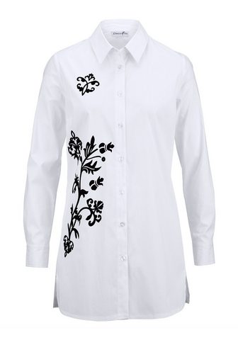 DRESS IN Платье в блуза с цветочный Flockdruck