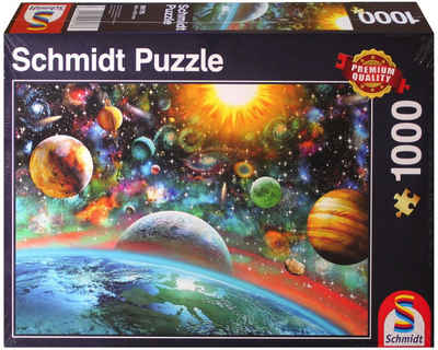 Schmidt Spiele GmbH Puzzle »1000 Teile Schmidt Spiele Puzzle Weltall 58176«, 1000 Puzzleteile