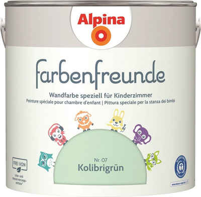 Alpina Wandfarbe Alpina Farbenfreunde Nr. 07 kolibrigrün 2,5 L matt