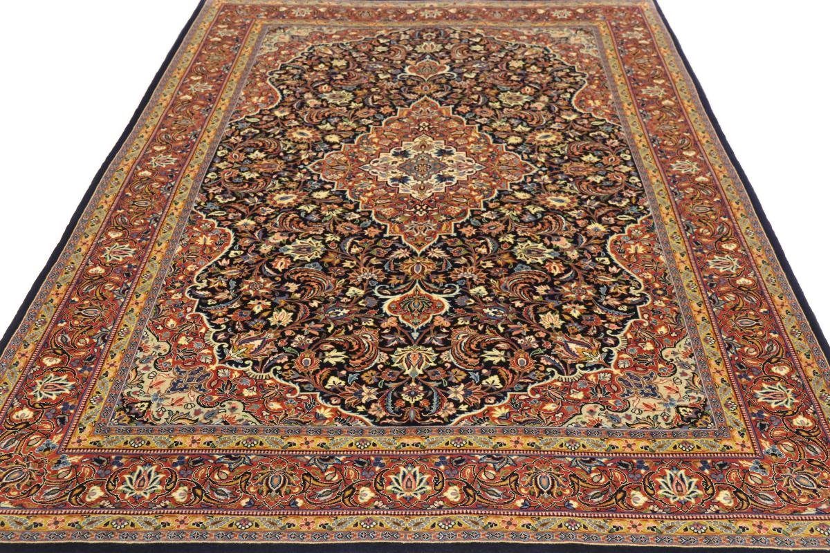 Seidenkette Sherkat Orientteppich Ilam 135x200 Trading, Isfahan mm Handgeknüpfter, Farsh 6 rechteckig, Nain Höhe: