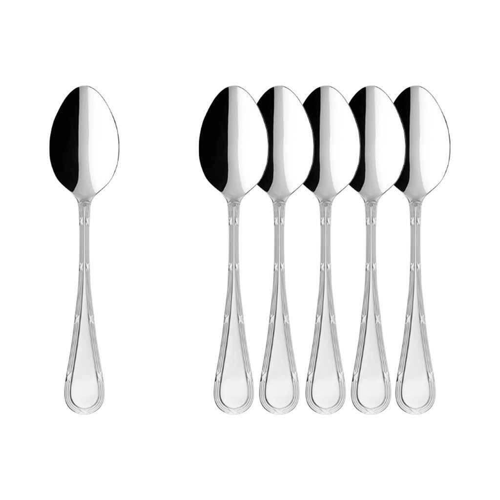 Villeroy & Boch Suppenlöffel Kreuzband Septfontaines Tafellöffel 203 mm 6er Set (6 Stück)