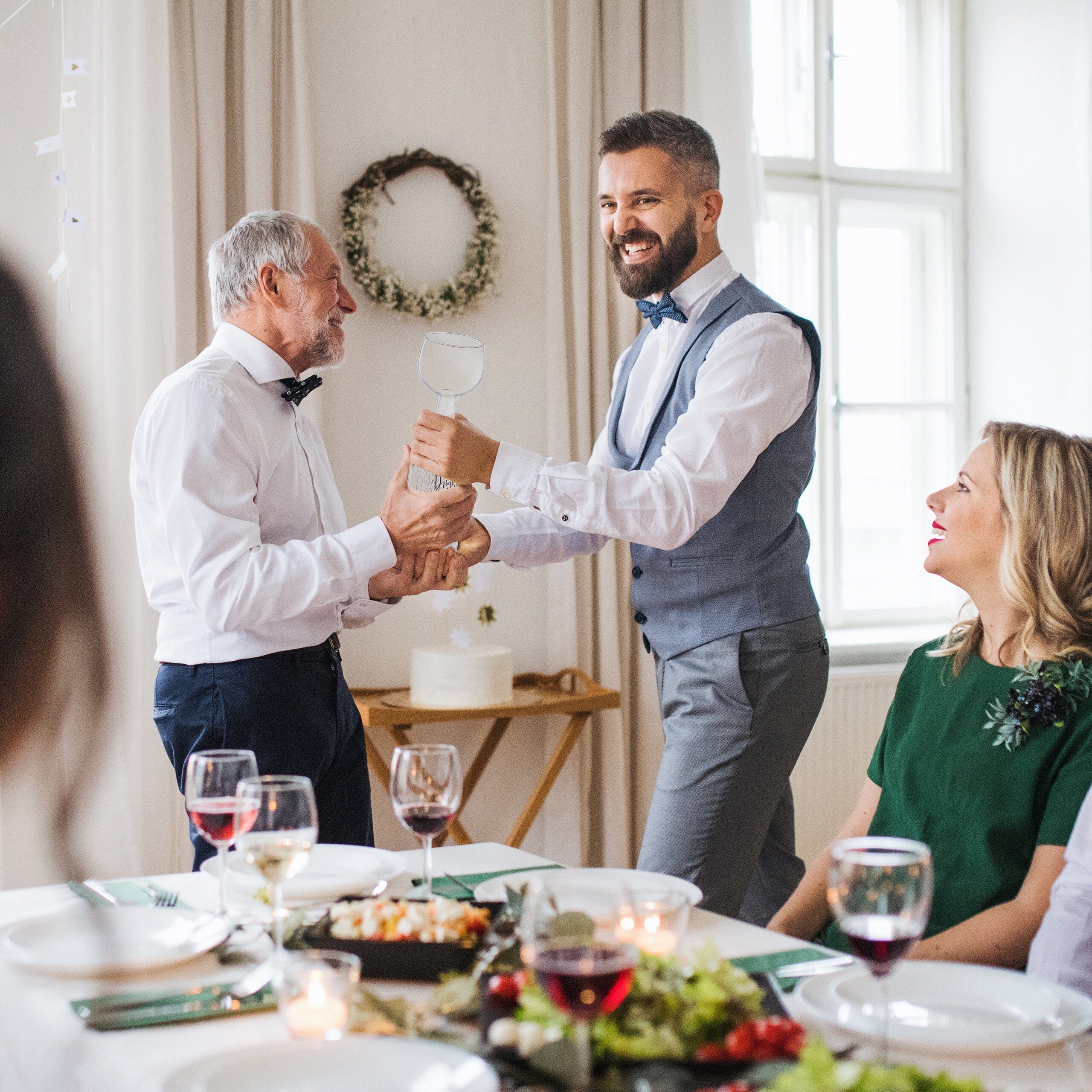 relaxdays Weinglas Weinflasche mit Glas 750 ml, 1-tlg., Glas – Bild 5 von 5