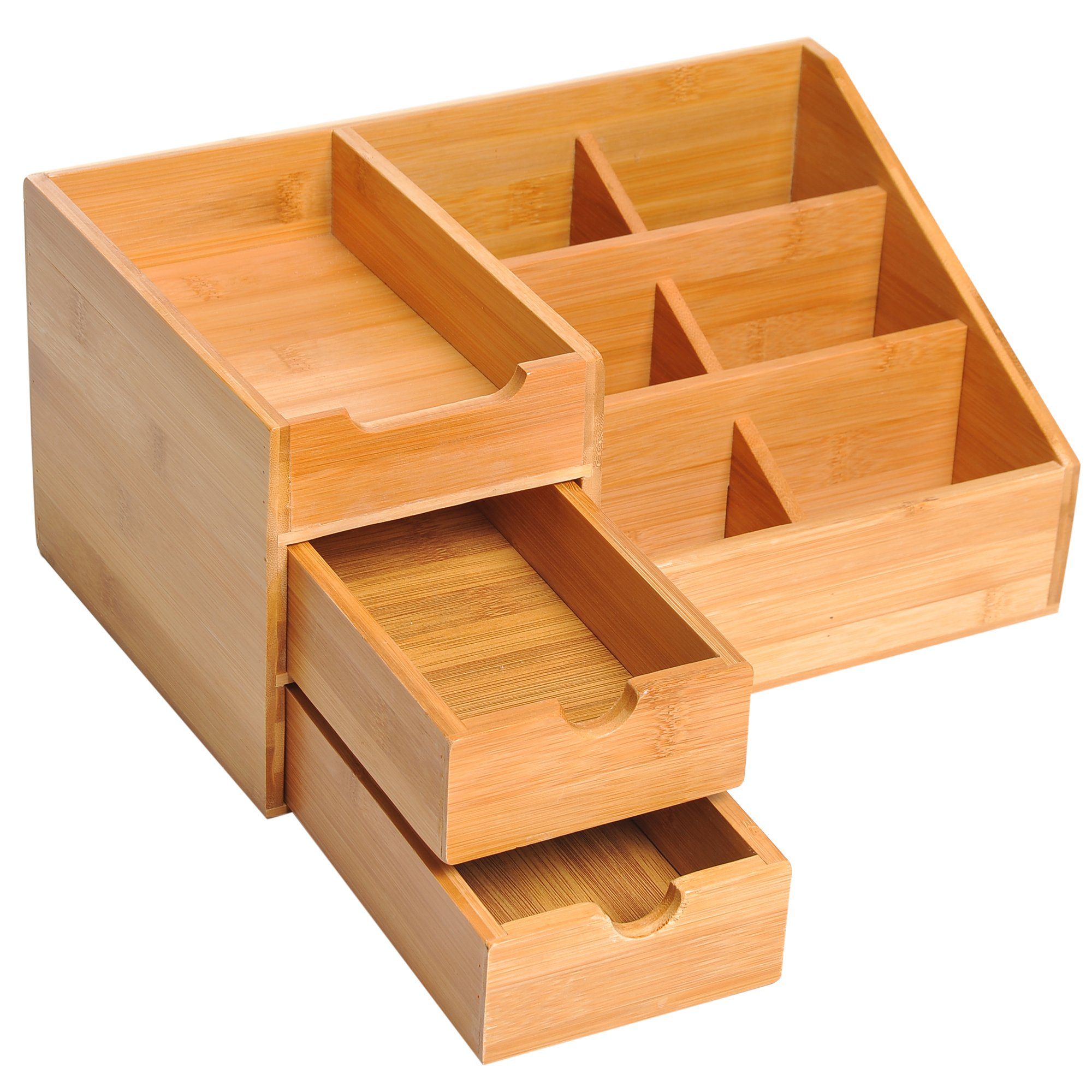 HOMCOM Organizer Schreibtischorganizer mit 2 Schubladen