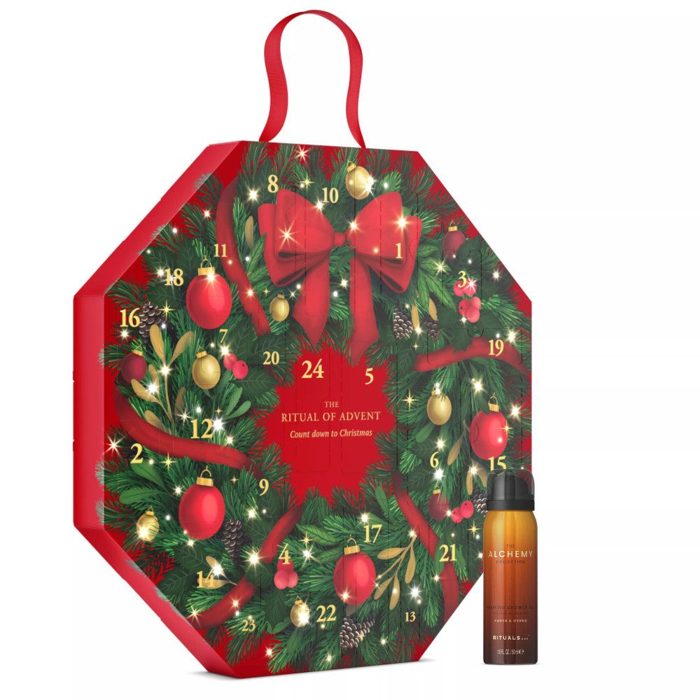 Rituals Adventskalender Rituals Adventskalender Classic 2025 + Alchemy Duschschaum 50 ml Set (25-tlg), Bundle: Adventskalender Classic + Alchemy Duschschaum 50 ml