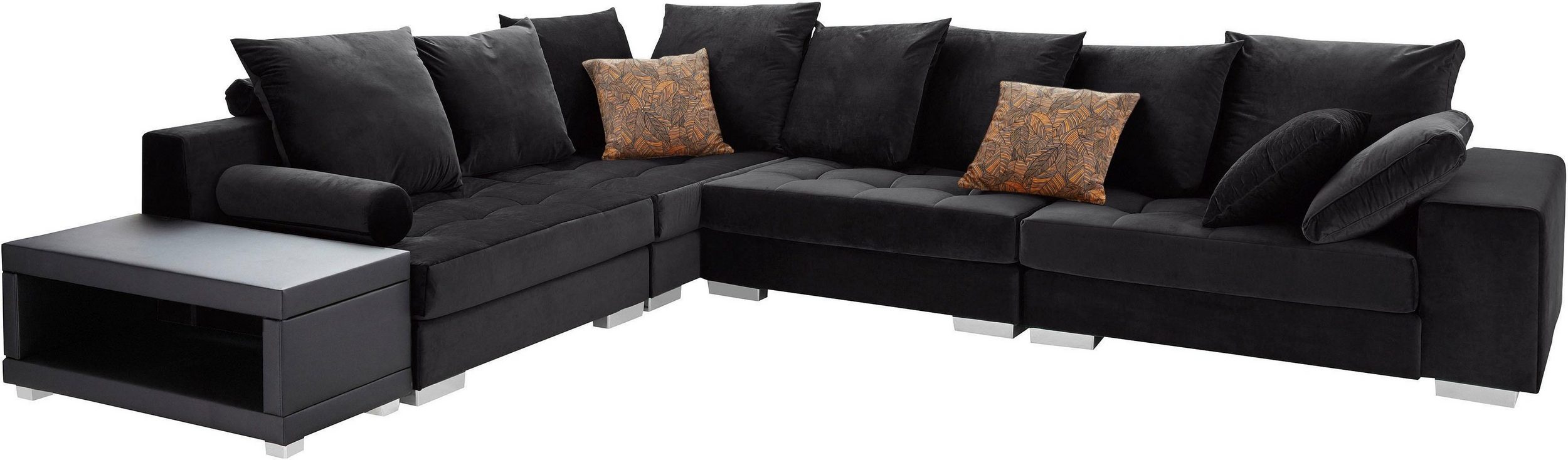 Ecksofa VALE L-Form Schwarz von INOSIGN