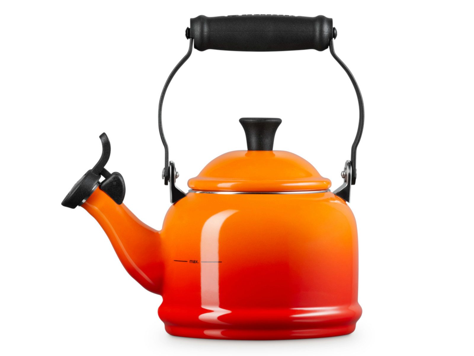 LE CREUSET Kanne Wasserkessel Demi ofenrot 1,1l