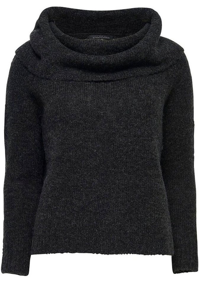 Only Carmenpullover »BERGEN« mit breitem Kragenumschlag Only Carmenpullover »BERGEN« mit breitem Kragenumschlag