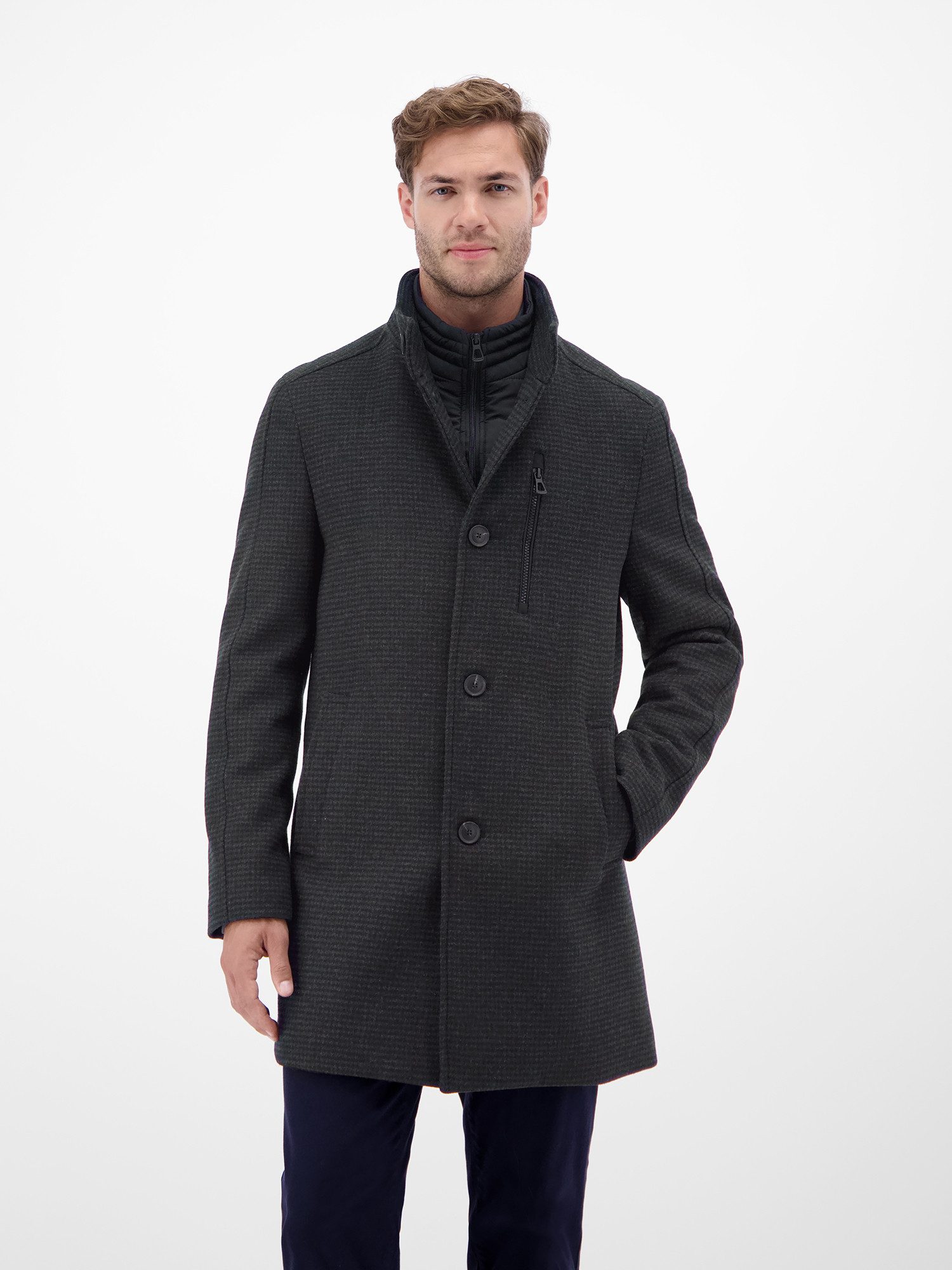 LERROS Wollmantel Herren Wollmantel