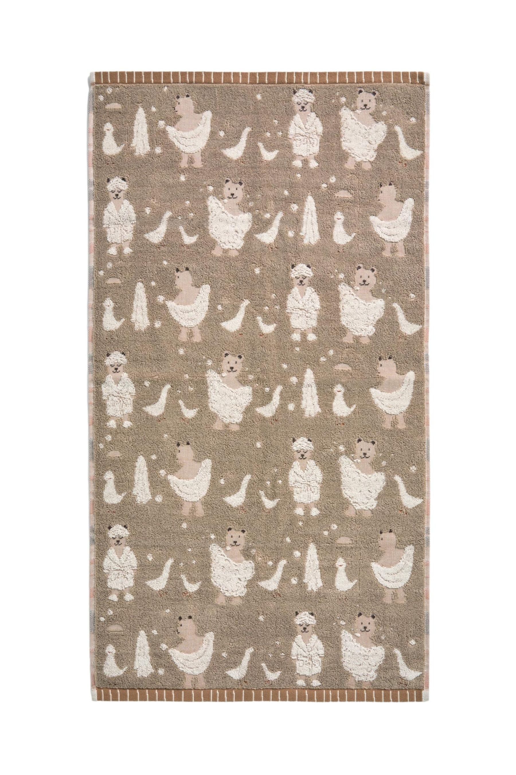 Next Handtuch Bertie Woodland Spa Handtuch aus 100 % Baumwolle, (1-St)