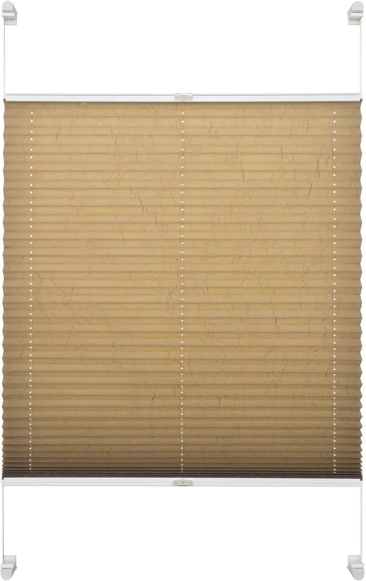 SCHÖNER WOHNEN-Kollektion Plissee Schöner Wohnen, Lichtschutz, ohne Bohren, verspannt, Klemmfix, mit Klemmträger