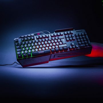 Schwaiger GT108 Gaming-Tastatur (RGB Beleuchtung)