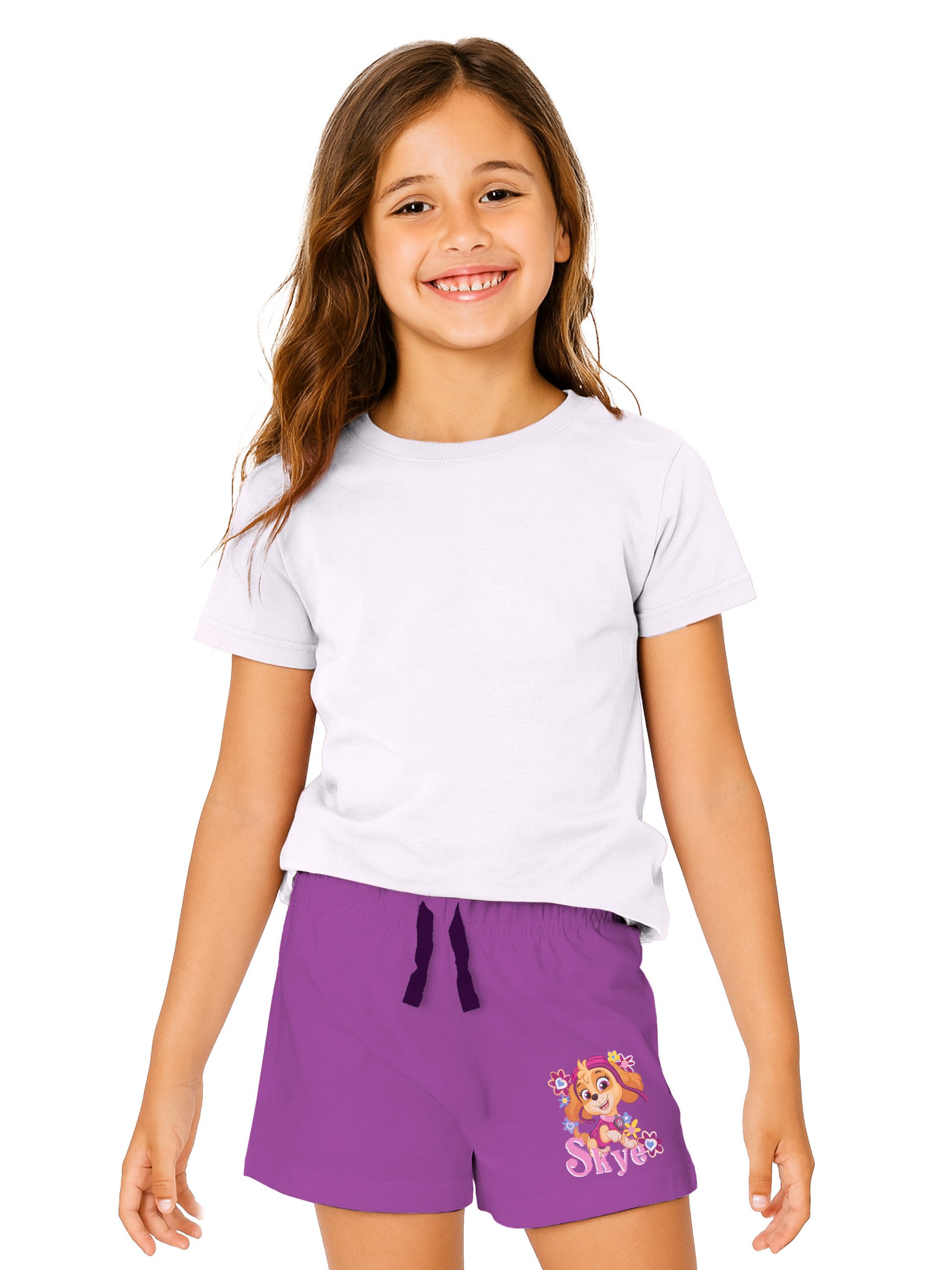 United Labels® Shorts Paw Patrol Shorts Skye kurze Hose Hotpants