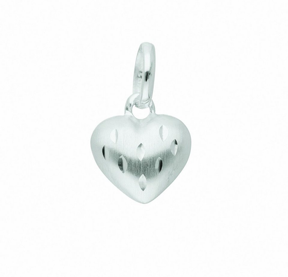 Adelia´s Kette mit Anhänger 925 Silber Anhänger Herz, Schmuckset - Set mit  Halskette, Geschenke - Geschenkset für Damen & Frauen zum Geburtstag