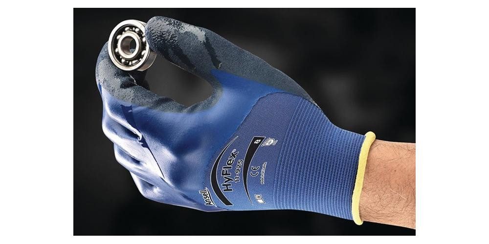 ANSELL Arbeitshandschuh-Set Перчатки HyFlex® 11-925 Размер 11 blau EN 388 PSA-Kategorie II