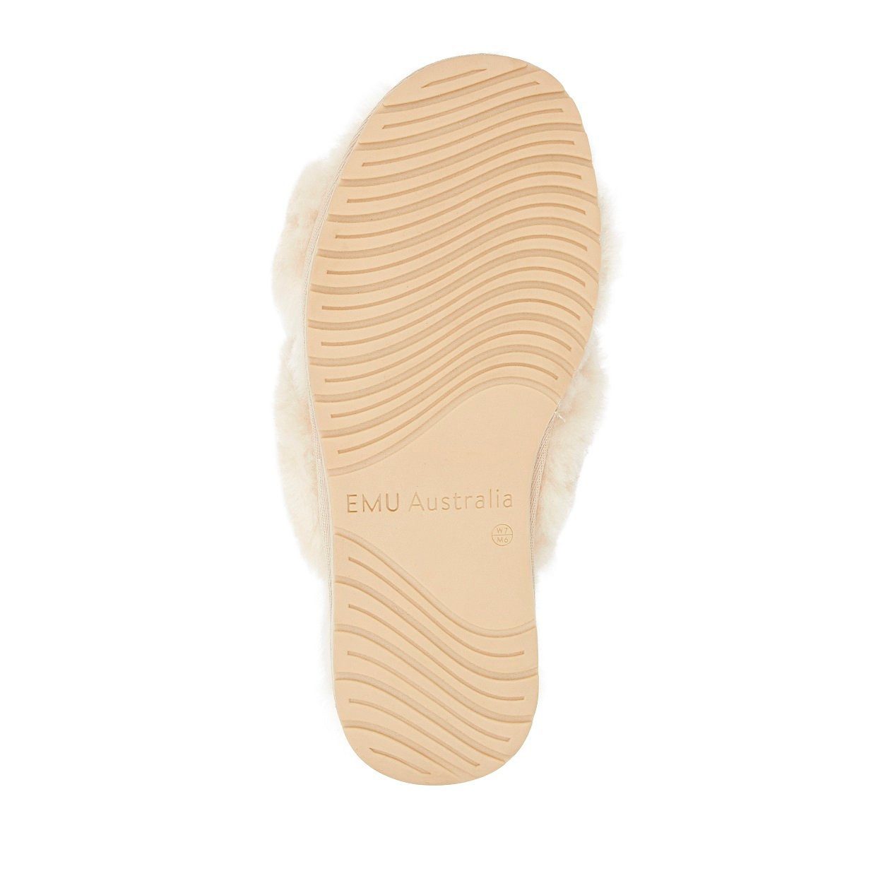 Emu Australia Slipper Mayberry (100% Schaffell) natur Damen Hausschuh