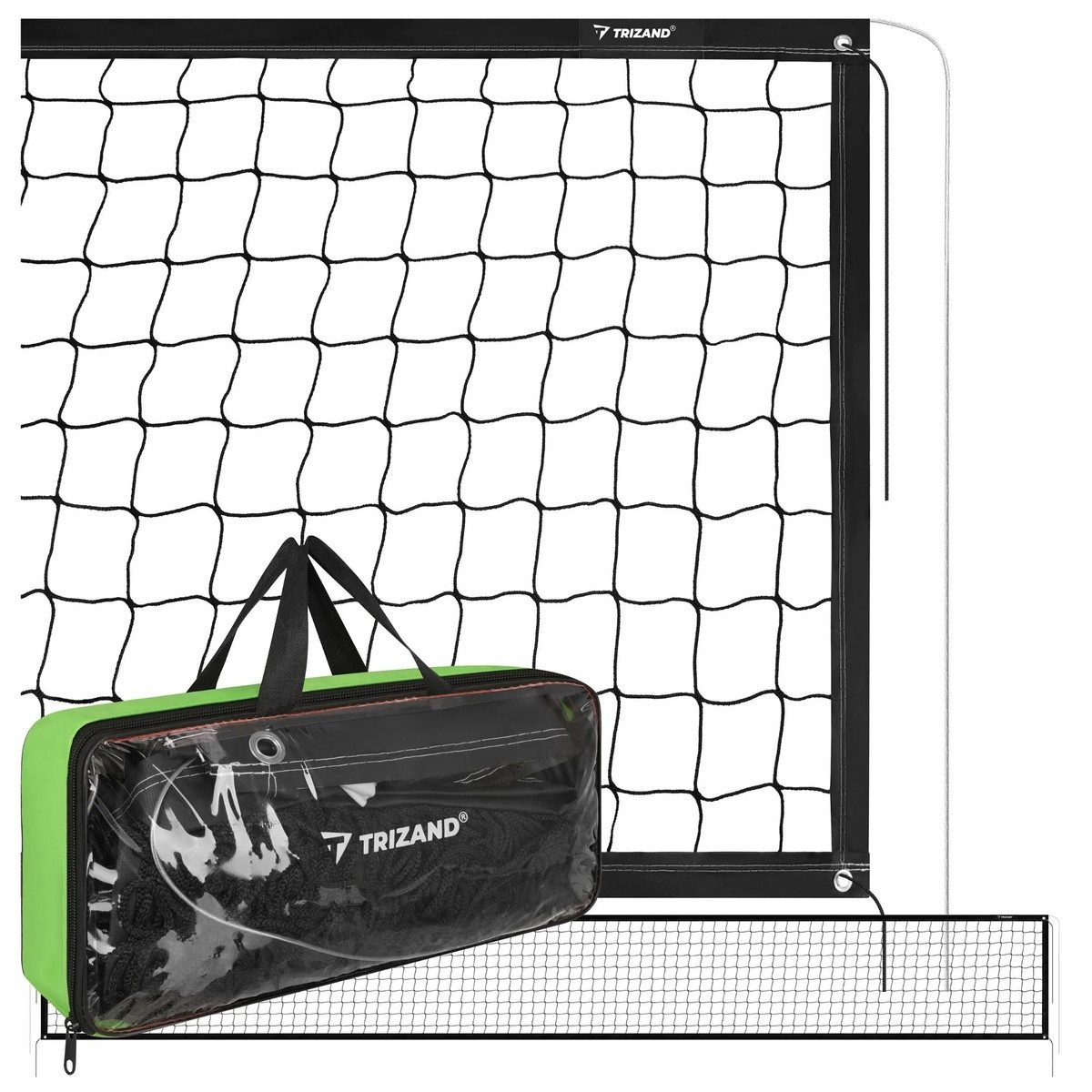 Wisam Lernspielzeug Volleyballnetz 8,5 x 1 m + Trizand-Tasche