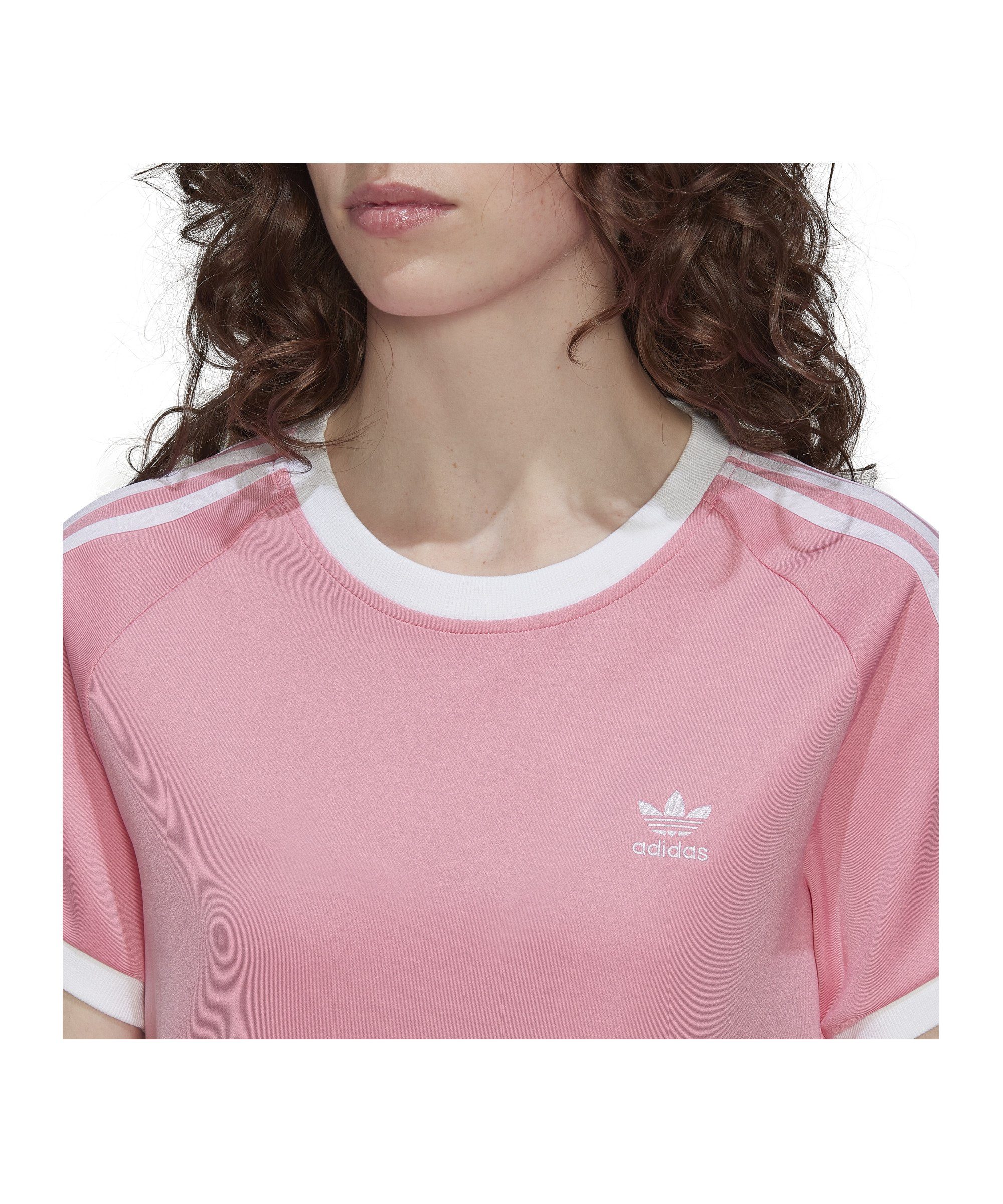 Originals T-Shirt adidas rosa Damen default 3S Slim T-Shirt