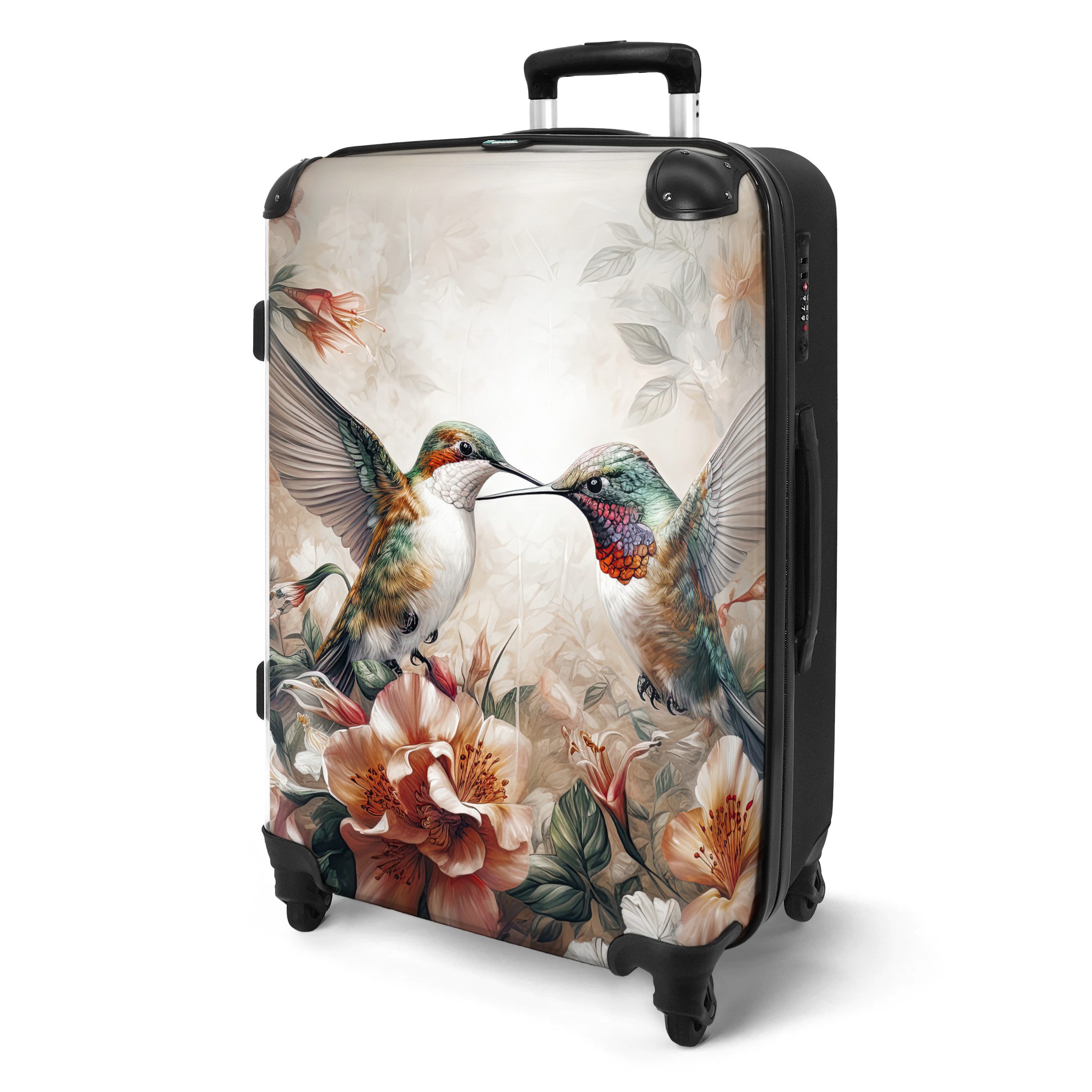 NoBoringSuitcases.com© Hartschalen-Trolley Kolibri - Vögel - günstig online kaufen
