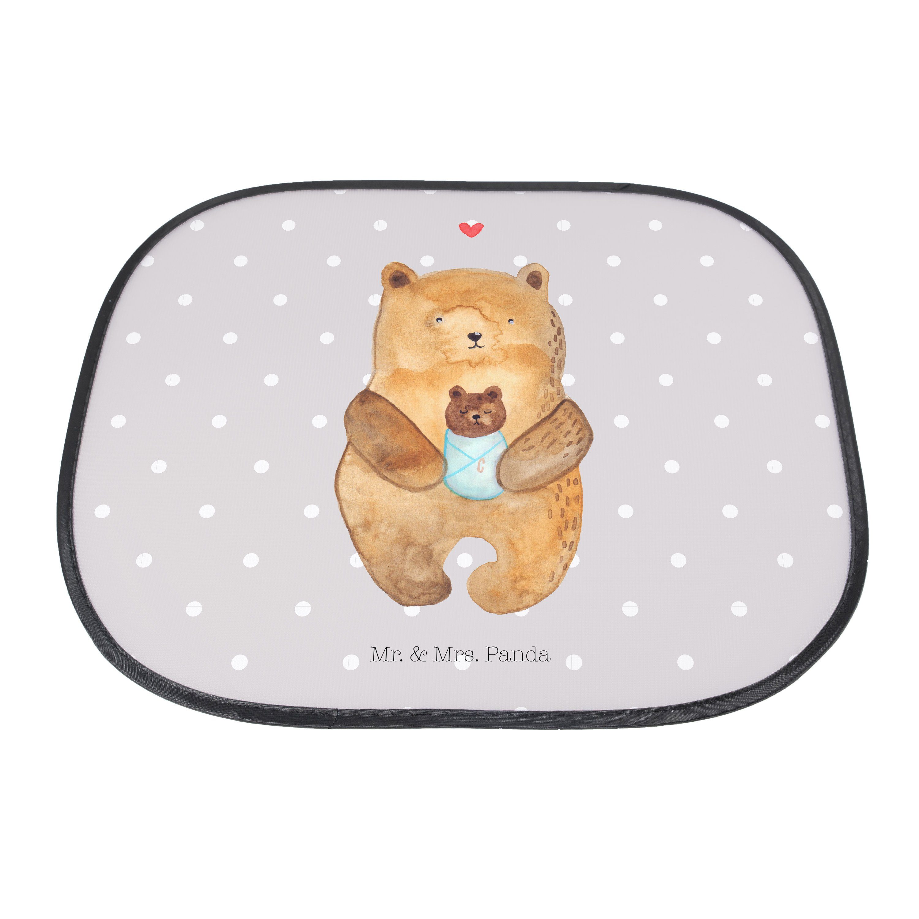 Pastell Teddybär, Sonnenschutz mit Grau Baby - - Bär Mrs. Panda, Seidenmatt Mr. Geschenk, Glückwunsch, Neffe, &