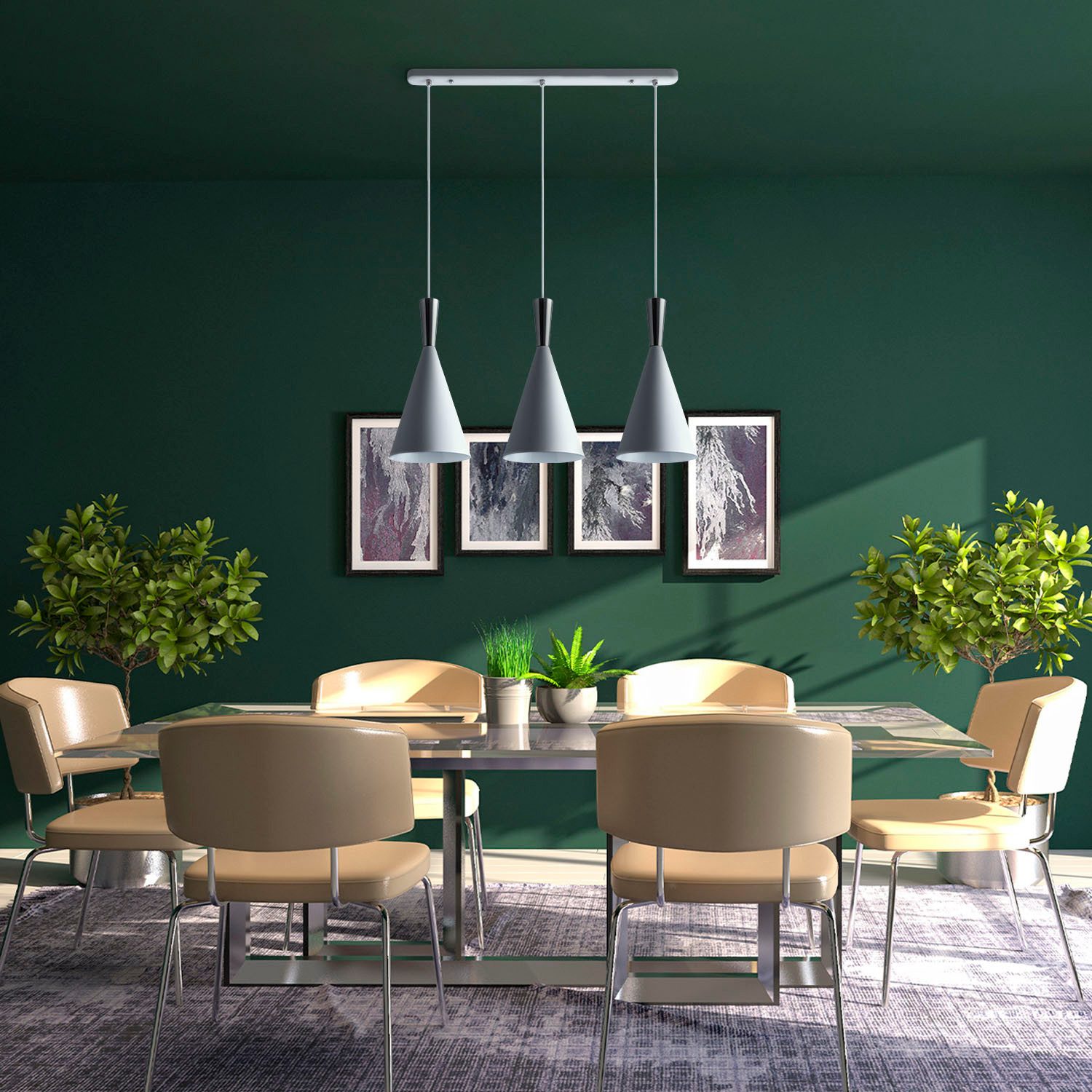 Paco Home Pendelleuchte JULIET, ohne Leuchtmittel