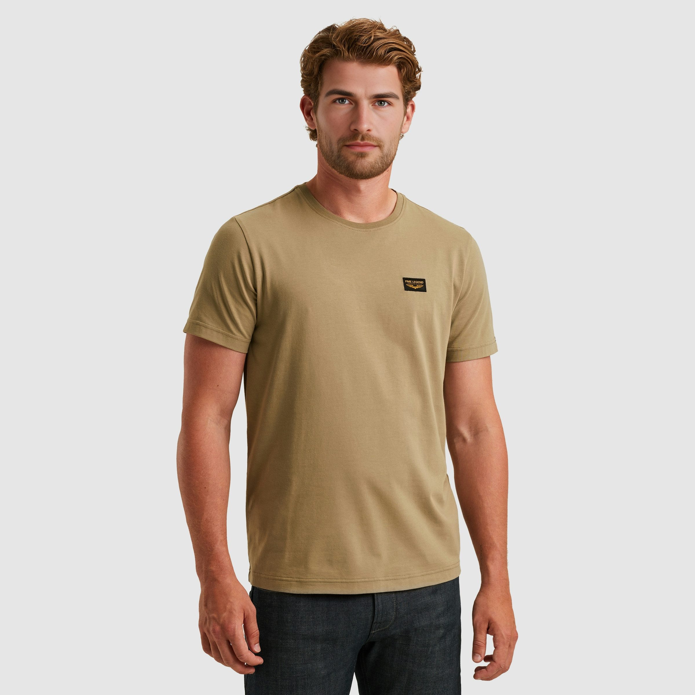 PME LEGEND T-Shirt mit Logobadge