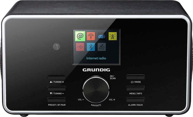 Grundig DTR 5000 X Internet-Radio (Digitalradio (DAB), FM-Tuner, FM-Tuner mit RDS, Internetradio, 14 W) schwarz | Radios