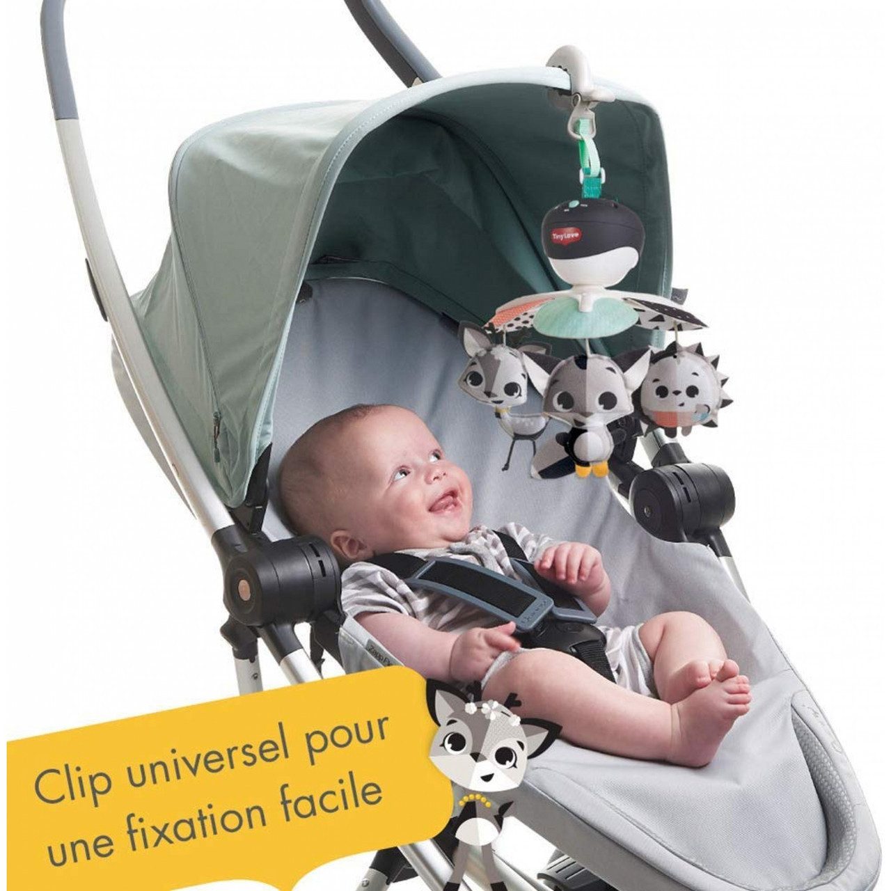 Tiny Love Mobile Tiny Love Take Along Mobile, 3-in-1 Musik Mobile Baby Elektrisch, 0+ M, Trendiges und tragbares 3-in-1 Mobile Baby geeignet ab der Geburt (0M…