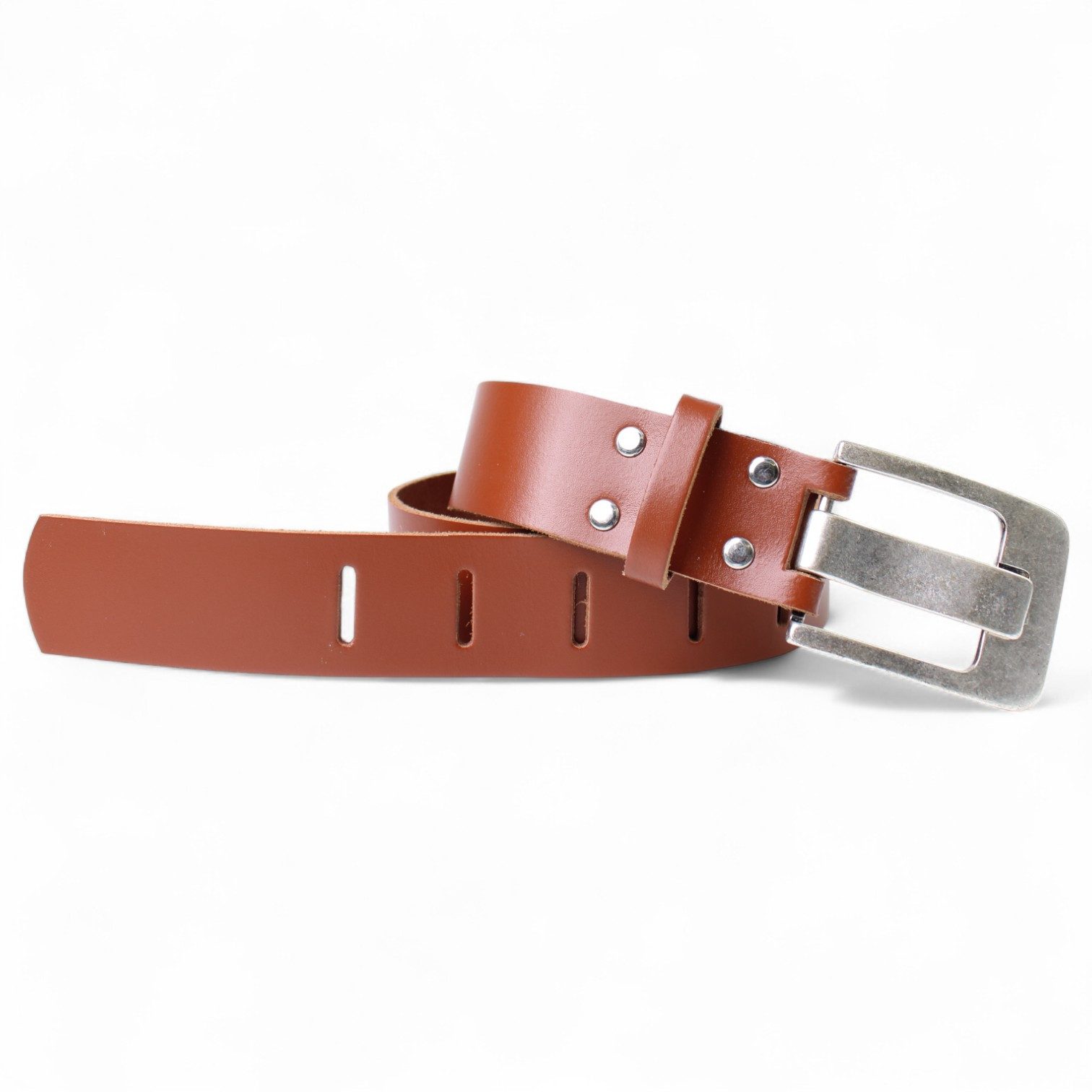 Taillengürtel Damen Rindleder breit