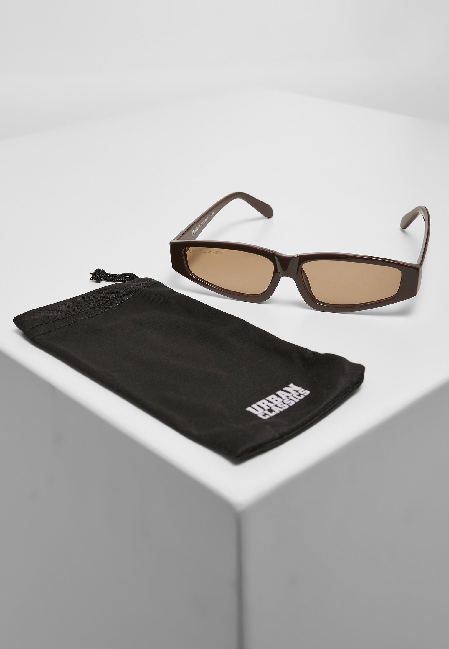 URBAN CLASSICS Sonnenbrille Unisex 2-Pack Lefkada brown/brown+offwhite/pink Sunglasses