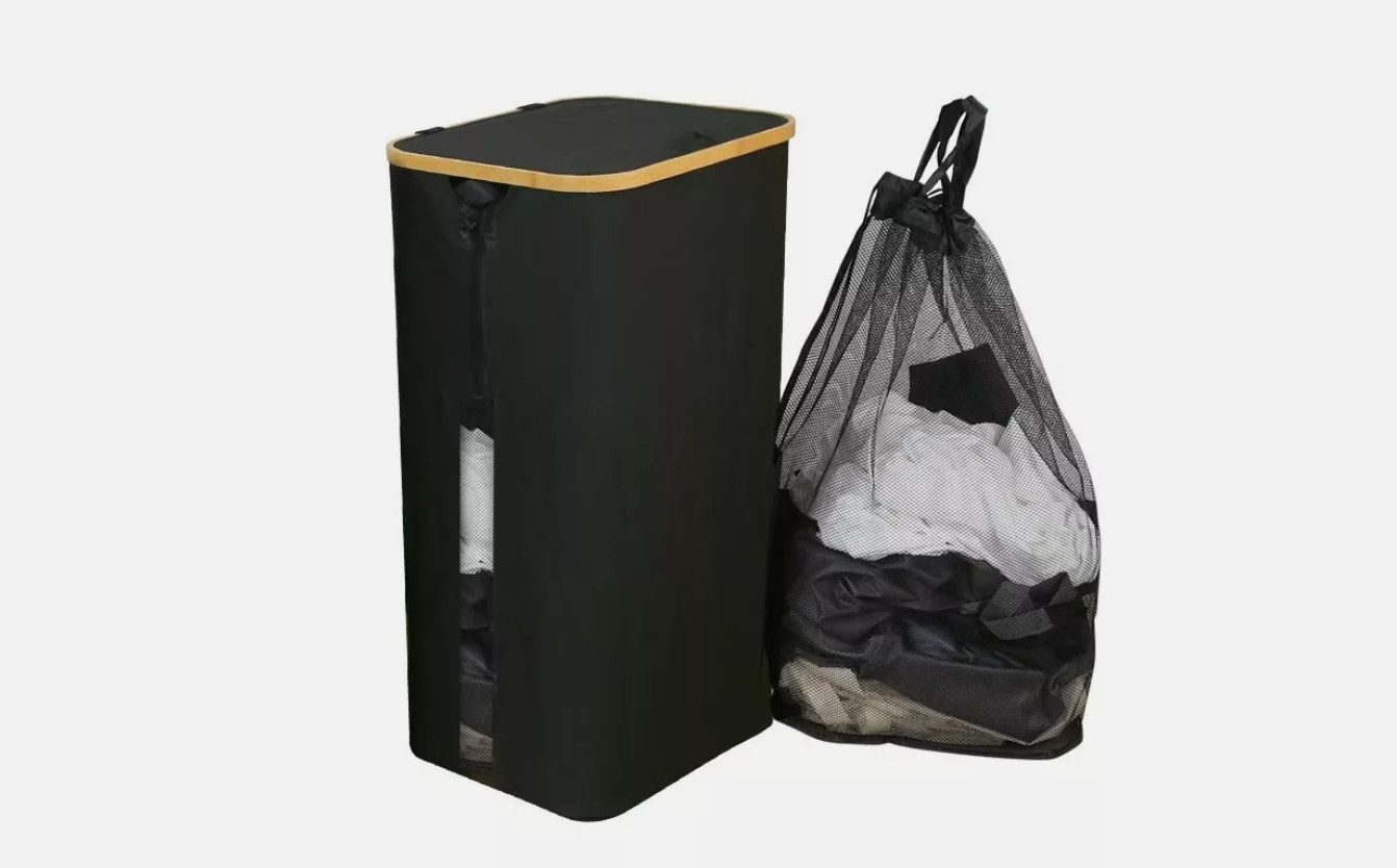 U.Uberlux Wäschekorb Wäschesammler mit Deckel, Wäschebox, günstig online kaufen