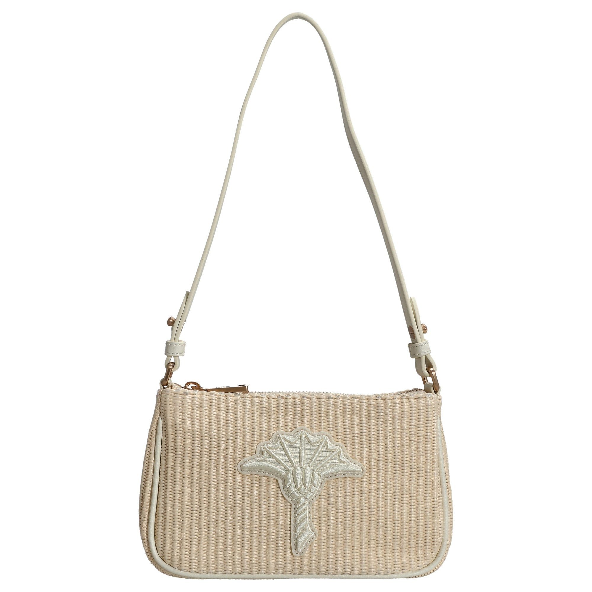 Umhängetasche Cestino Chiaro Eunike - Schultertasche 22 cm (offwhite)
